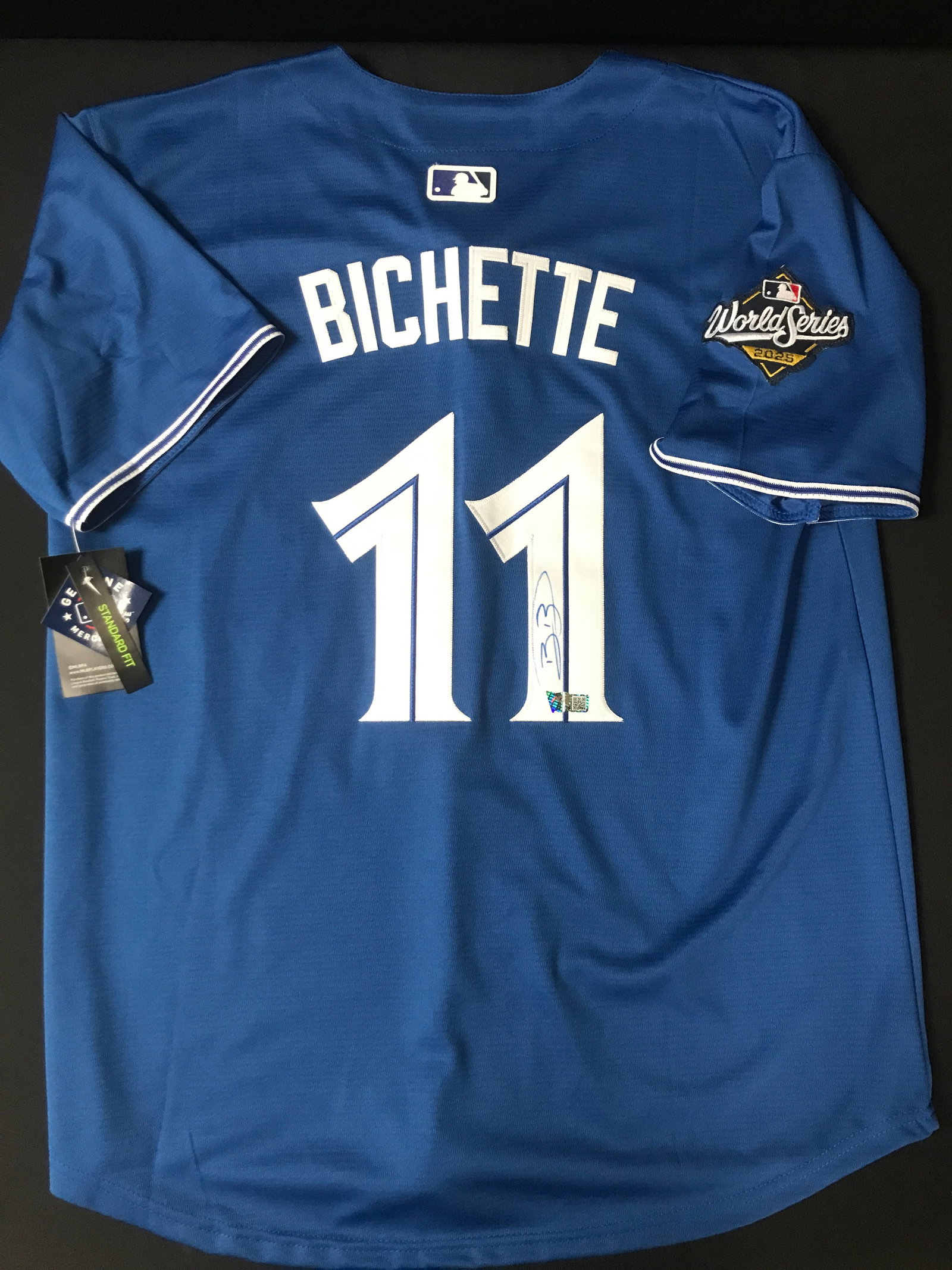BO BICHETTE SIGNED TORONTO BLUE JAYS JERSEY - ACE COA: Prices are in Canadian dollars