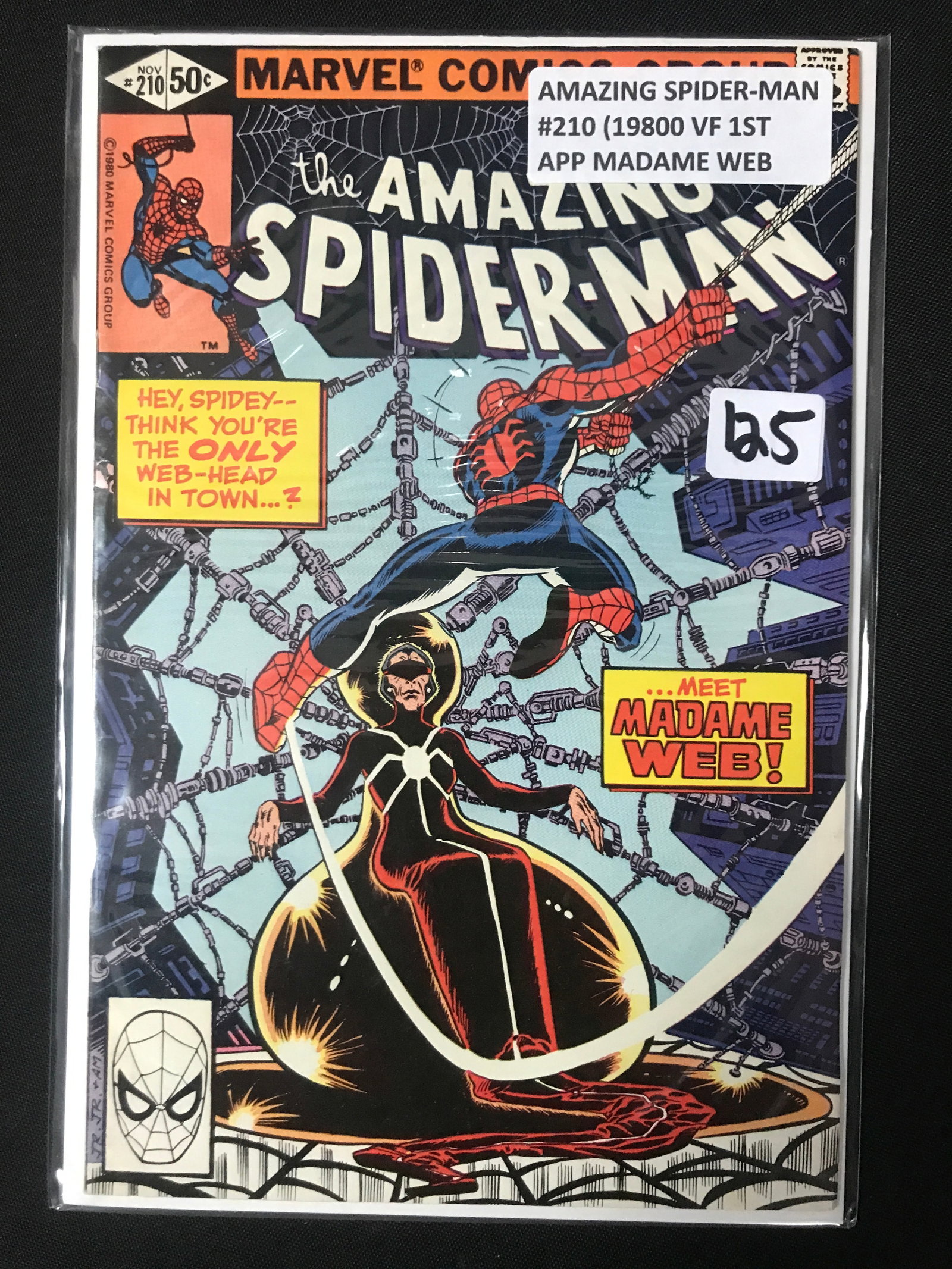 AMAZING SPIDERMAN #210 (1980) 1ST APPEARANCE MADAME WEBB - MARVEL COMICS: Prices are in Canadian dollars