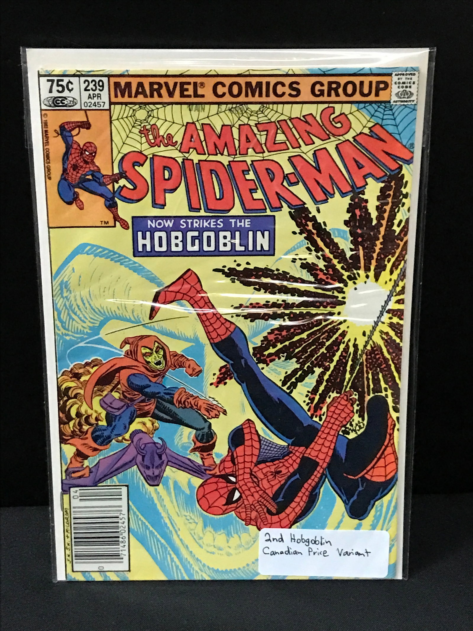 THE AMAZING SPIDERMAN #239 2ND HOBGOBLIN - MARVEL COMICS: Prices are in Canadian dollars