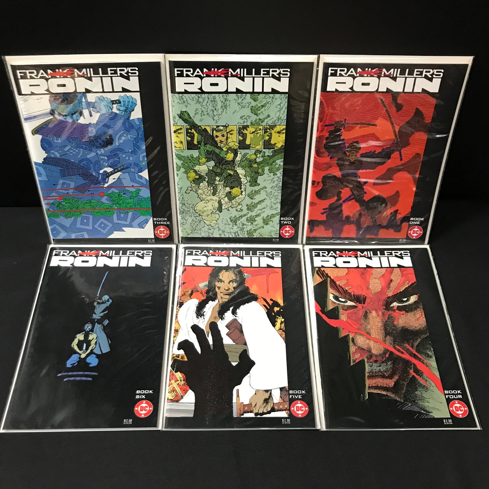 LOT OF 6 FRANK MILLER'S RONIN #1-6 - DC COMICS: Prices are in Canadian dollars