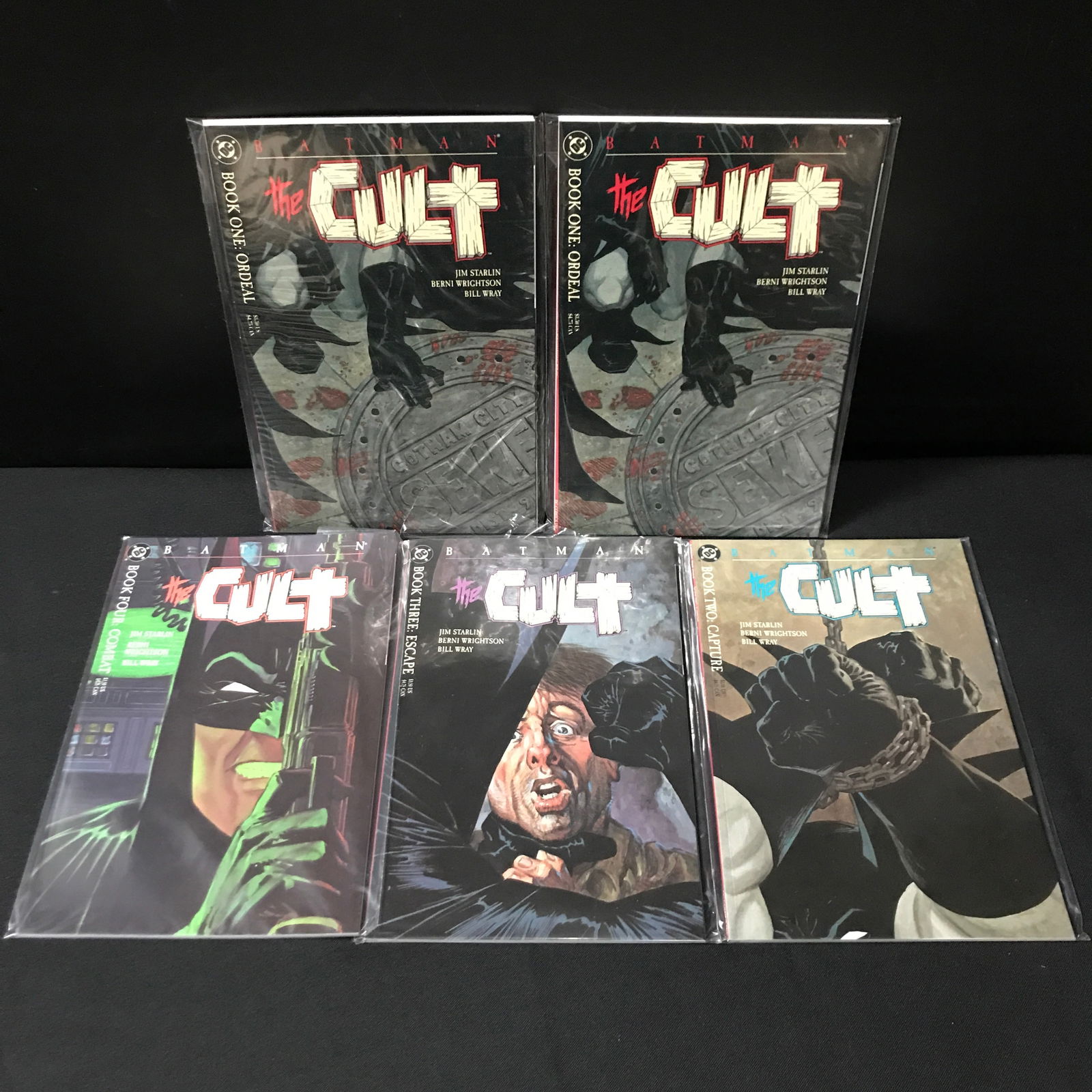 LOT OF 5 THE CULT COMICS #1-4 - DC COMICS (1 of 1)