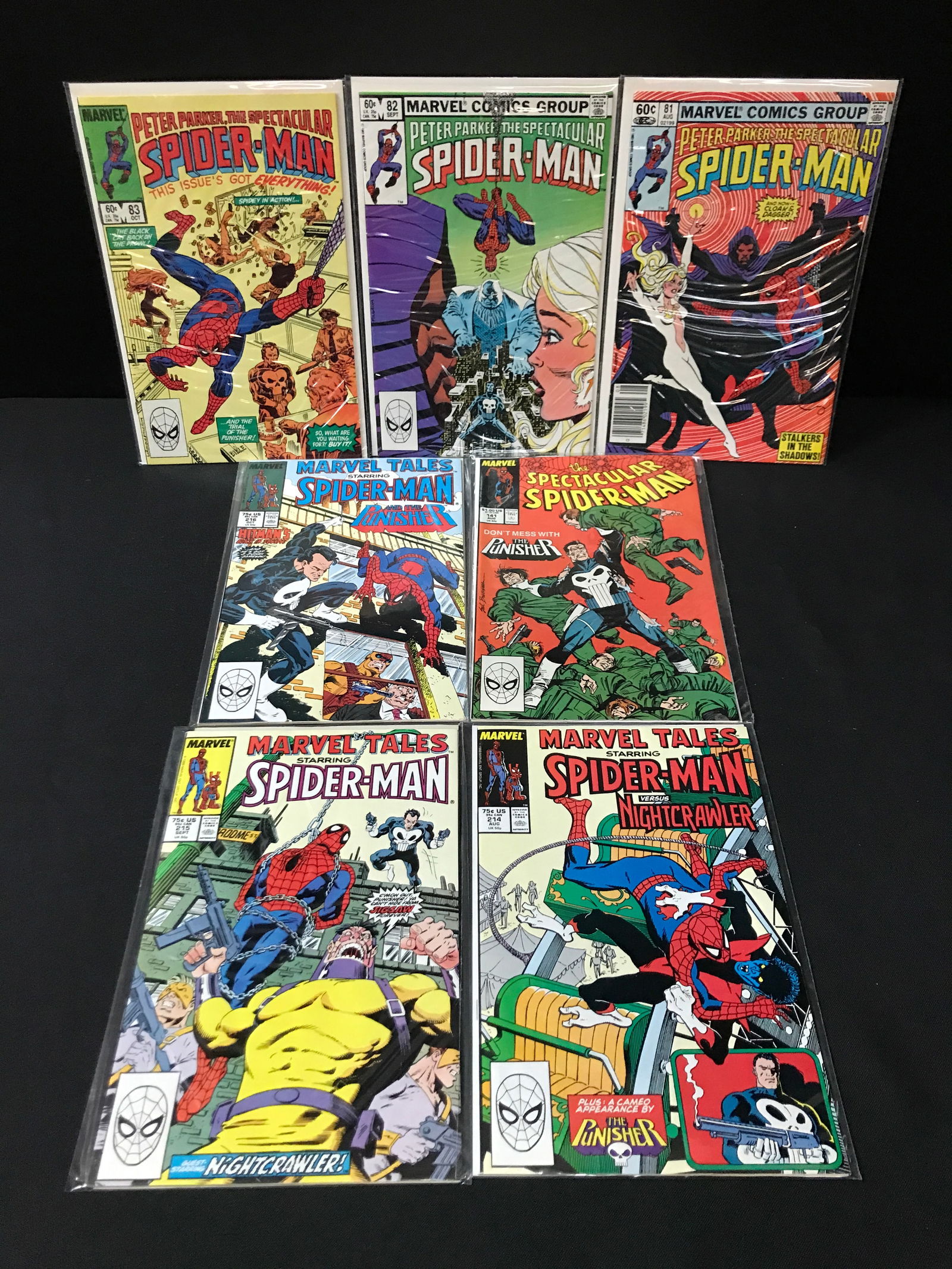 LOT OF 7 MARVEL COMICS FEATURING SPIDERMAN (1 of 1)