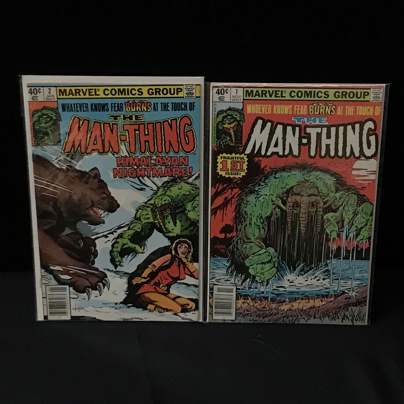 THE MAN-THING #1-#2 - MARVEL COMICS (1 of 1)