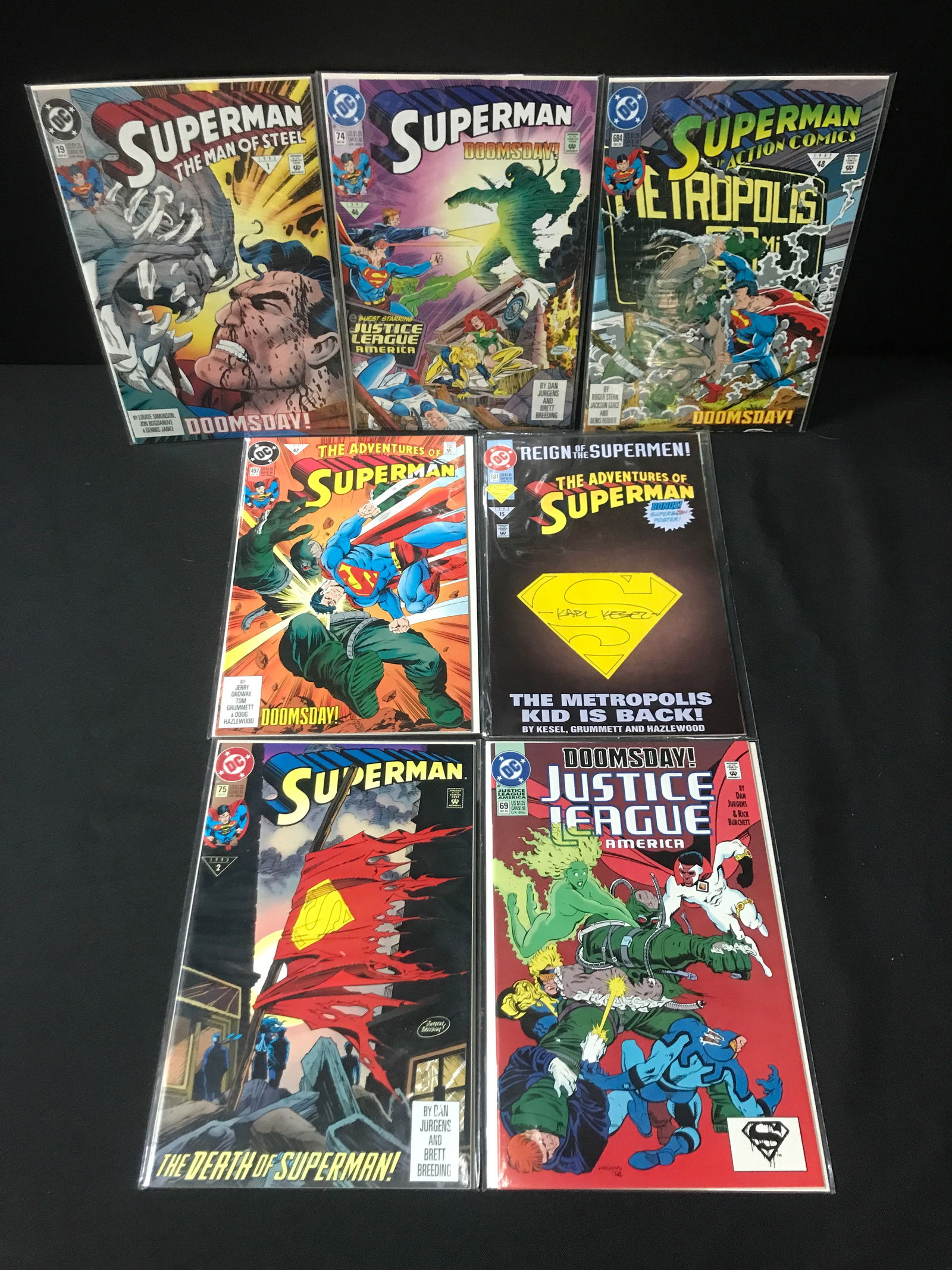 LOT OF 7 COMICS VARIOUS TITLES (1 of 1)