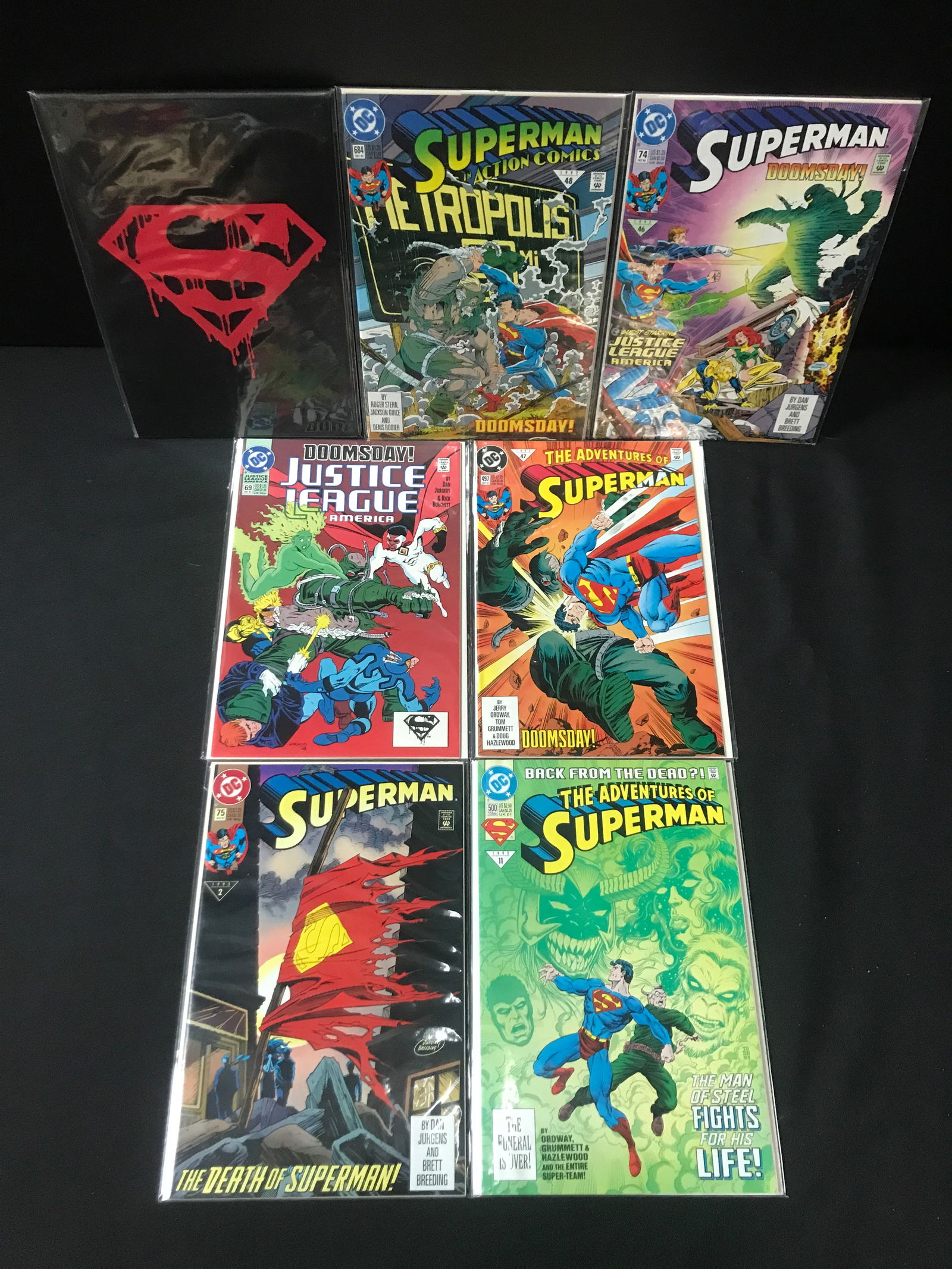 LOT OF 7 SUPERMAN COMICS (DC COMICS) (1 of 1)