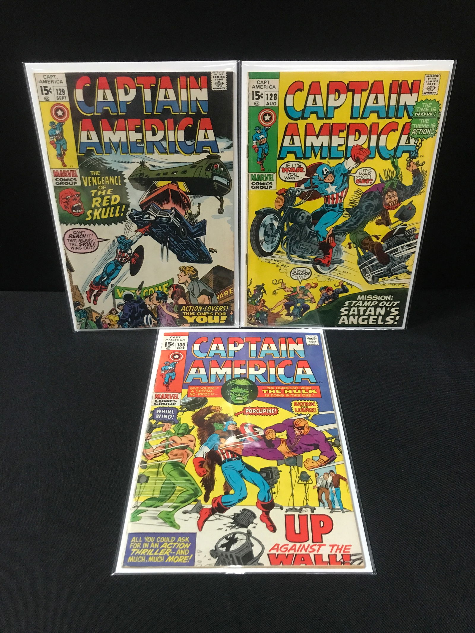 LOT OF 3 CAPTAIN AMERICA COMICS (MARVEL COMICS) (1 of 1)