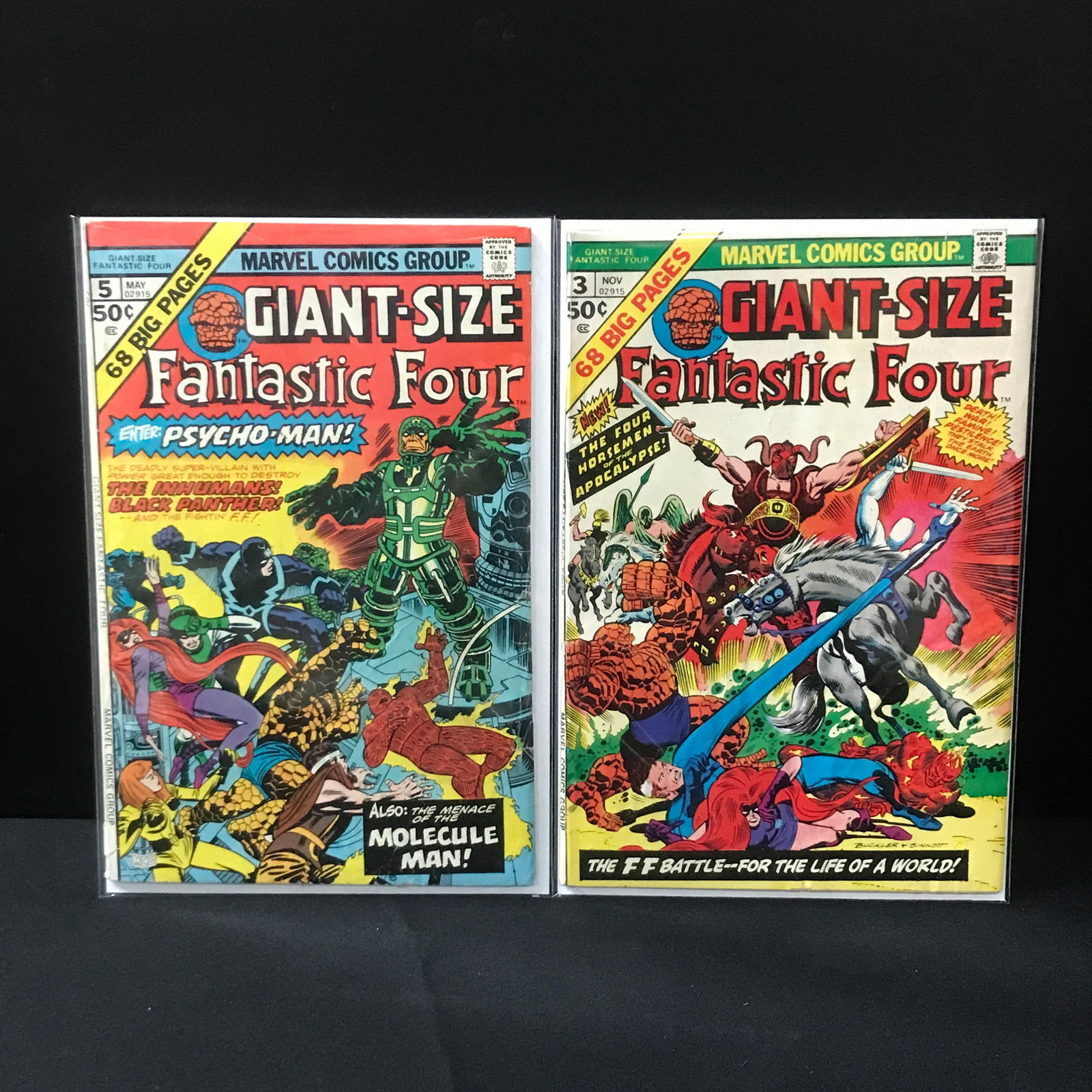 LOT OF 2 FANTASTIC FOUR COMICS (MARVEL COMICS) (1 of 1)