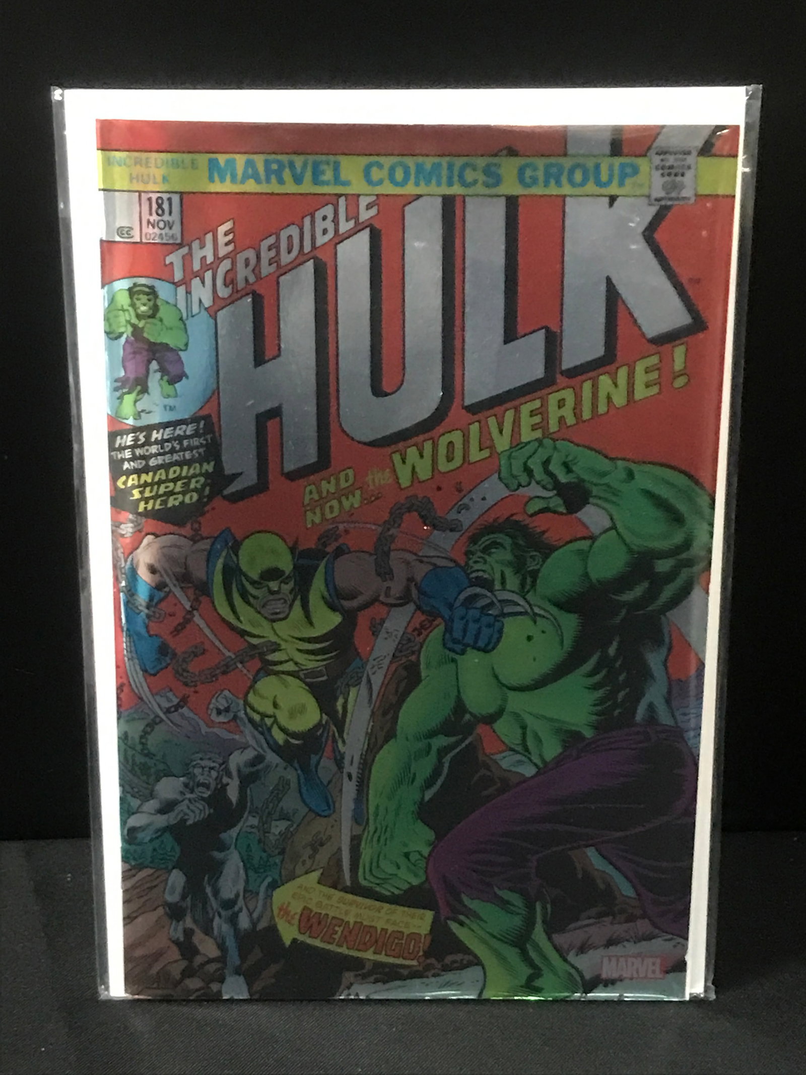 MARVEL COMICS NO.181 THE INCREDIBLE HULK: Prices are in Canadian Dollars