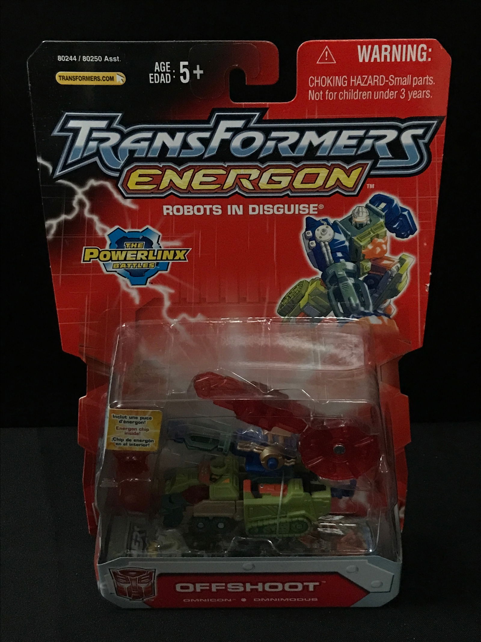 VINTAGE TRANSFORMERS ENERGON OFFSHOOT IN ORIGINAL PACKAGING: Prices are in Canadian Dollars