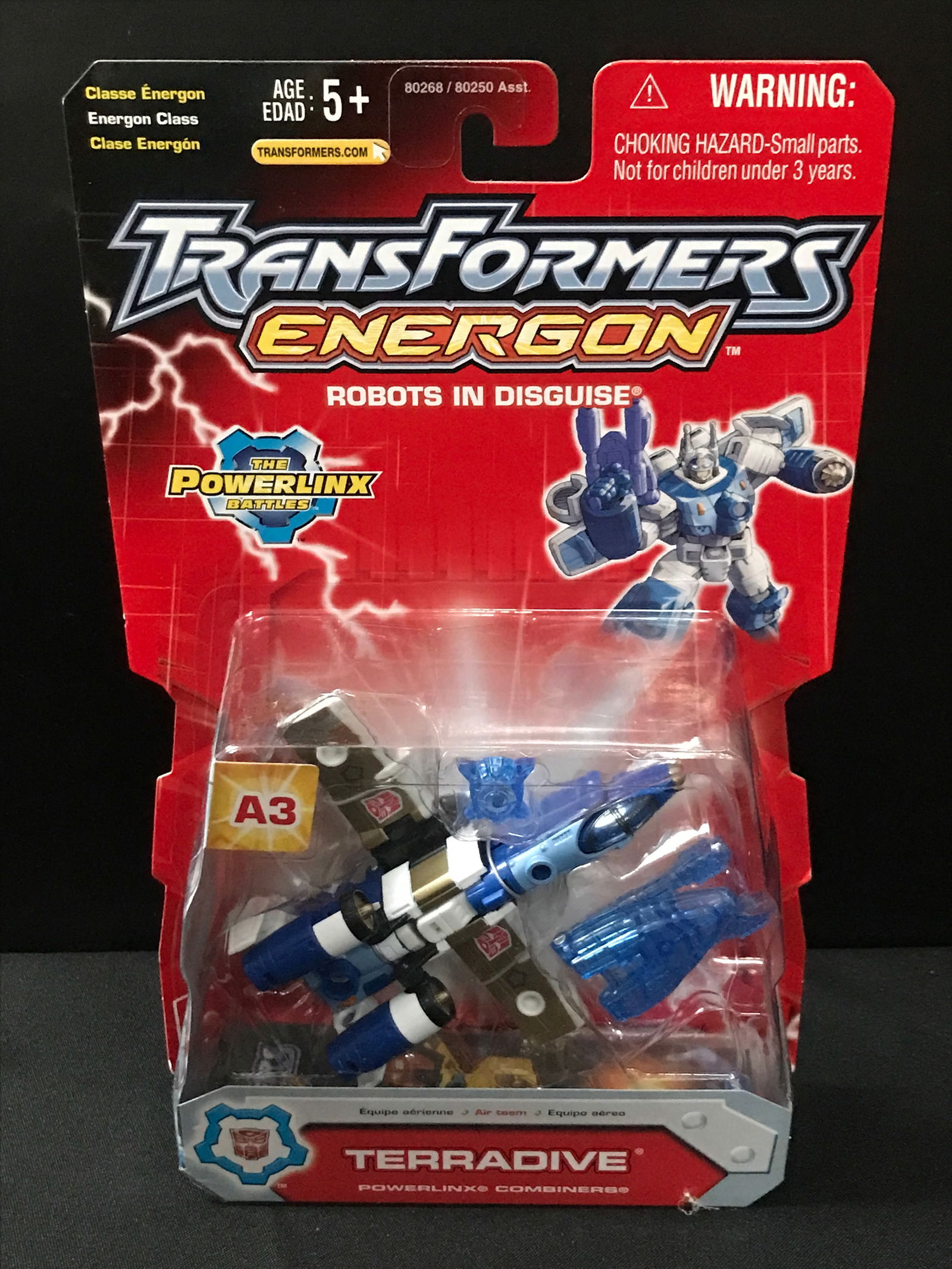 VINTAGE TRANSFORMERS ENERGON TERRADIVE IN ORIGINAL PACKAGING: Prices are in Canadian Dollars