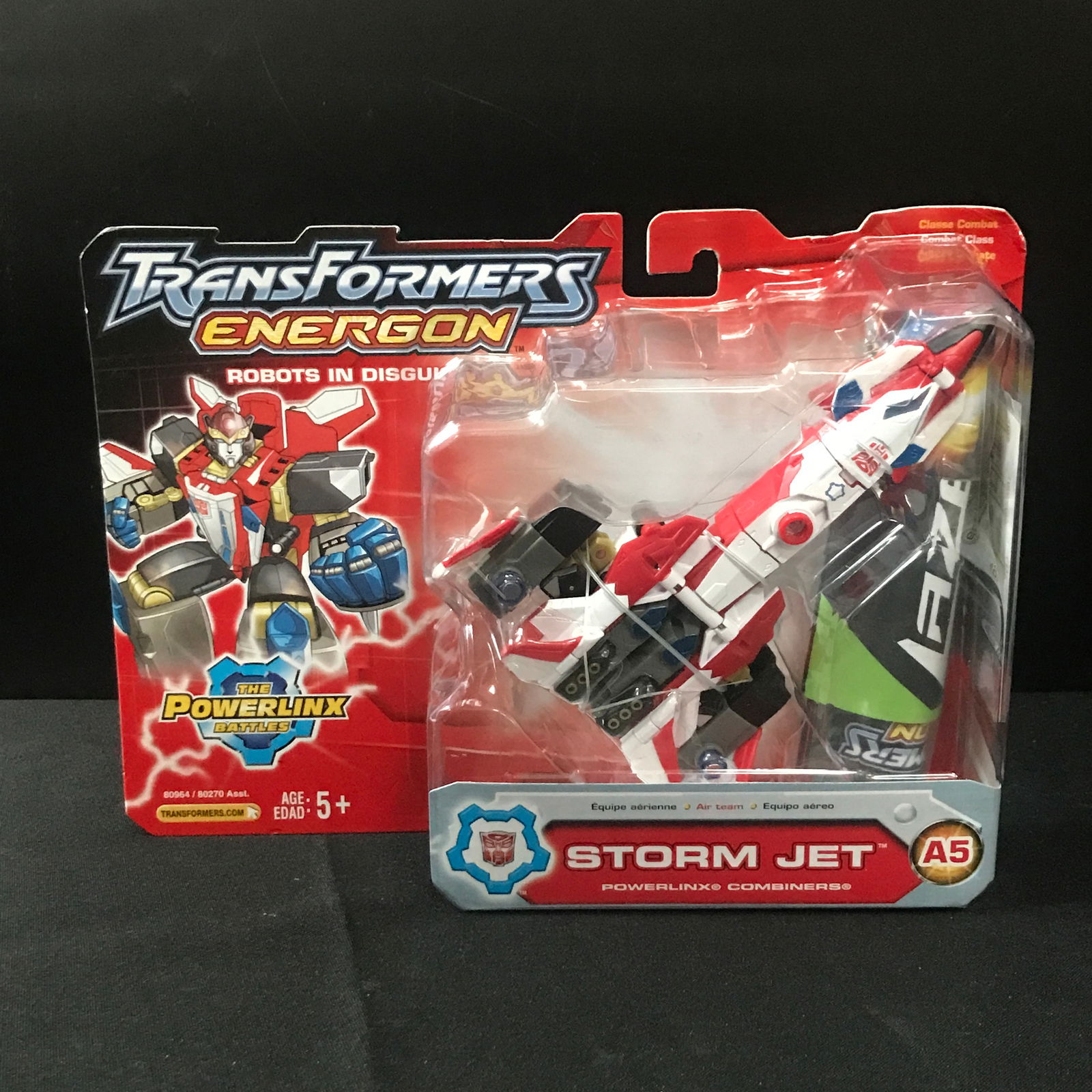 VINTAGE TRANSFORMERS ENERGON STORM JET IN ORIGINAL PACKAGING: Prices are in Canadian Dollars