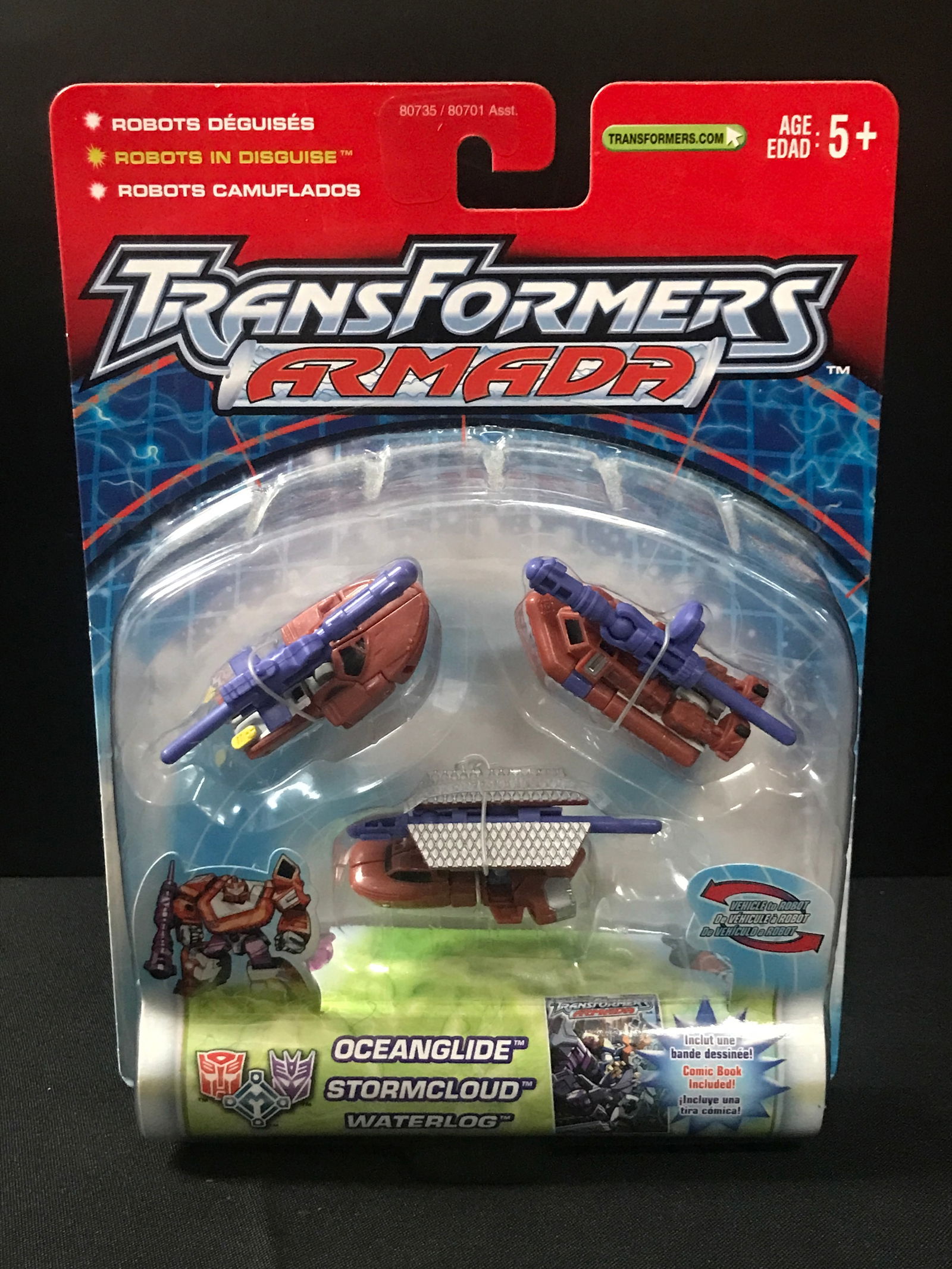 VINTAGE TRANSFORMERS ARMADA OCEANGLIDE IN ORIGINAL PACKAGING: Prices are in Canadian Dollars
