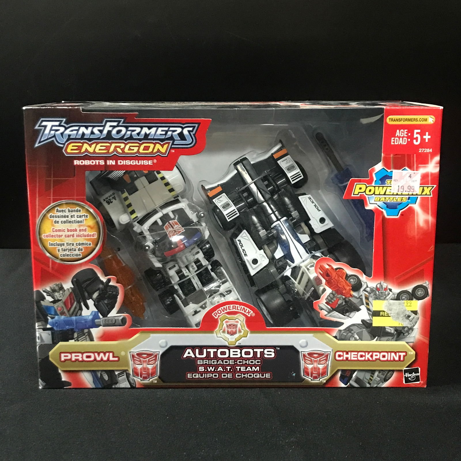 VINTAGE TRANSFORMERS ENERGON PROWL IN ORIGINAL PACKAGING: Prices are in Canadian Dollars