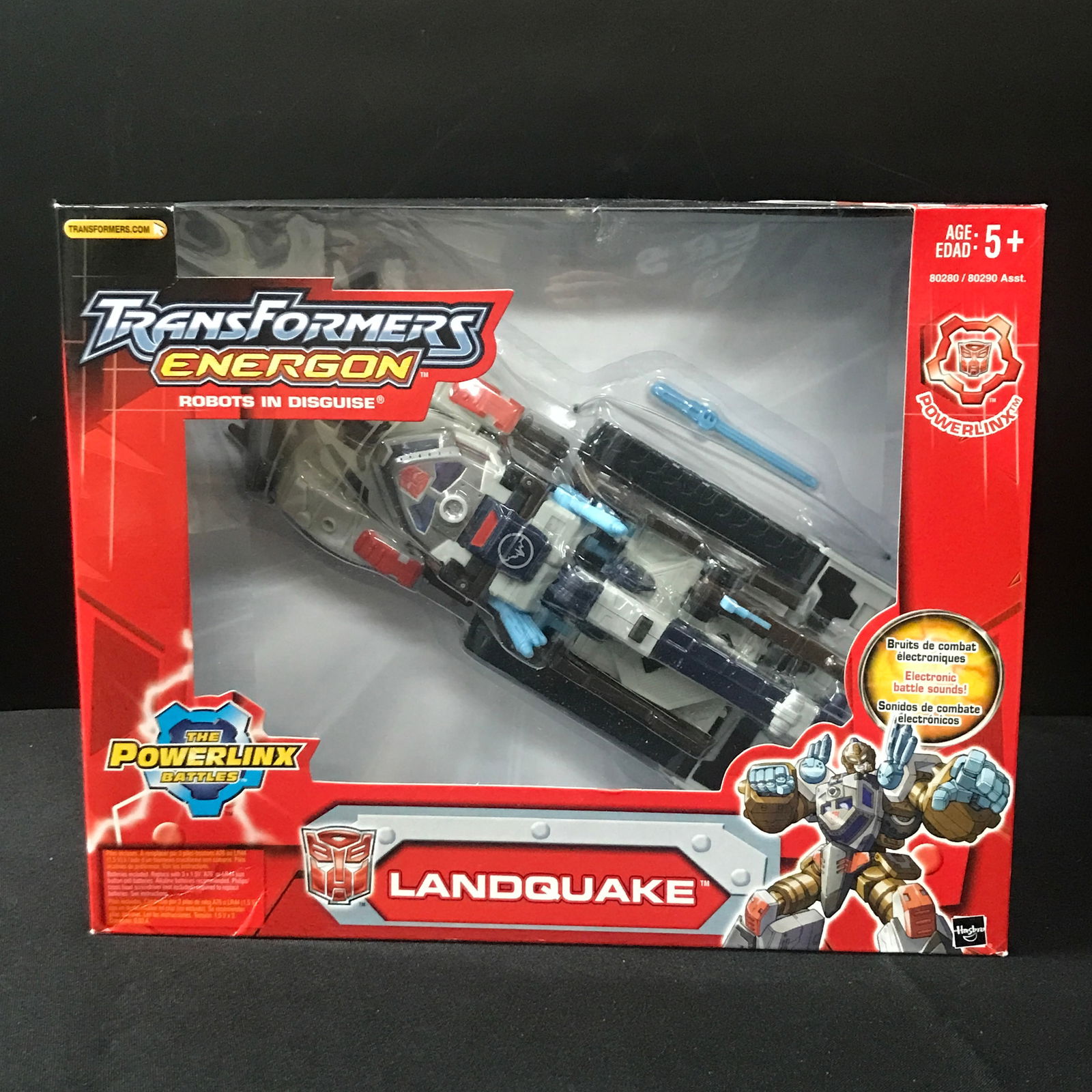 VINTAGE TRANSFORMERS ENERGON LANDQUAKE IN ORIGINAL PACKAGING: Prices are in Canadian Dollars