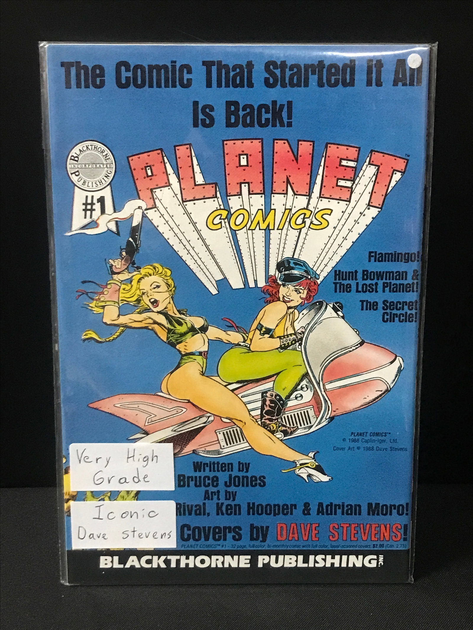 PLANET COMICS #1 - BLACKTHORNE PUBLISHING: Prices are in Canadian Dollars