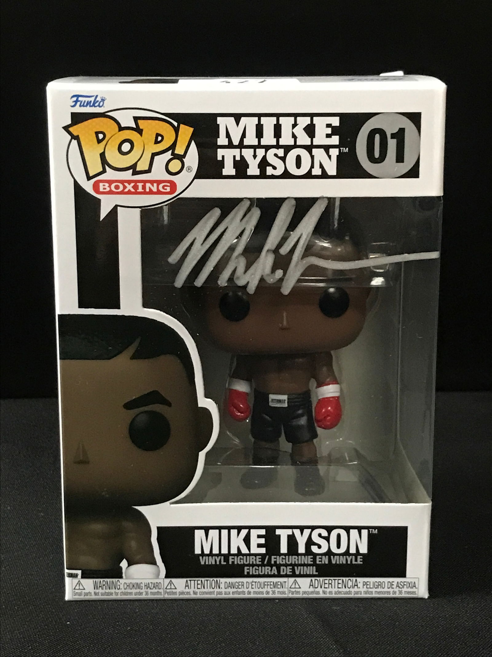 MIKE TYSON SIGNED FUNKO POP - WWOC COA: Prices are in Canadian Dollars