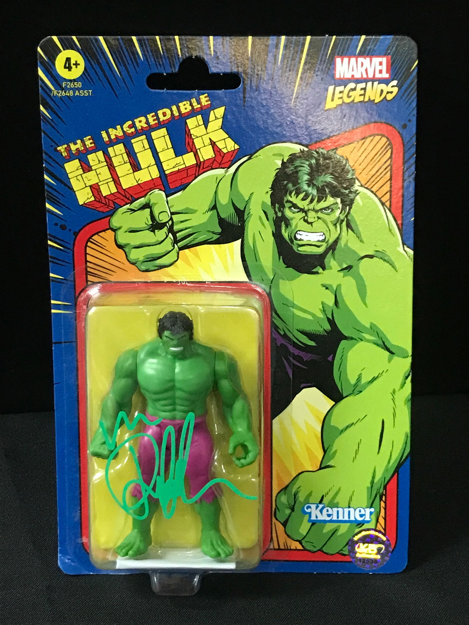 MARK RUFFALO SIGNED HULK ACTION FIGURE - KB COA (1 of 1)