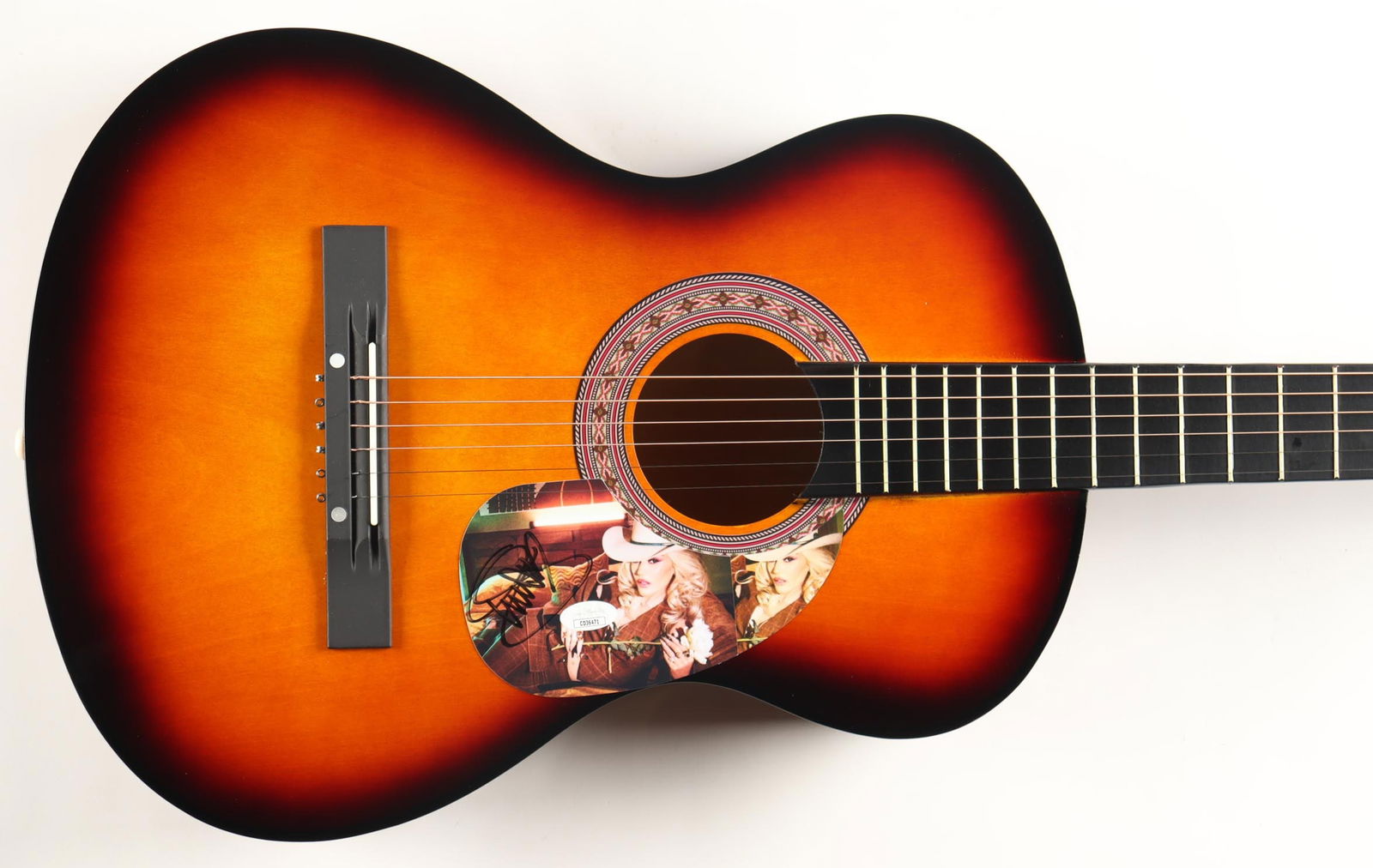 GWEN STEFANI SIGNED ACOUSTIC GUITAR - JSA COA: Prices are in Canadian Dollars