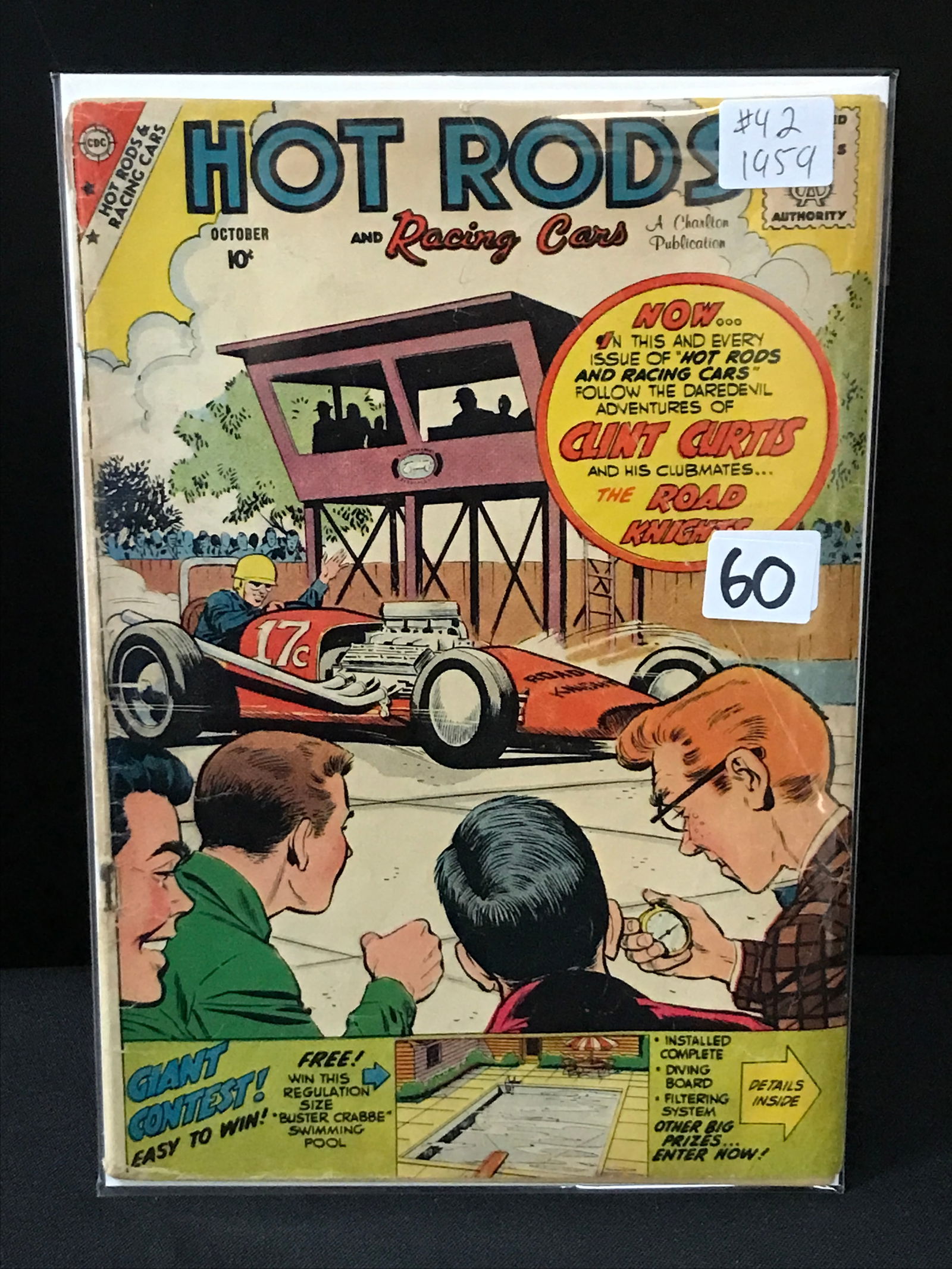 HOT RODS AND RACING CARS #42 (1959) - A CHARLTON PUBLICATION (1 of 1)