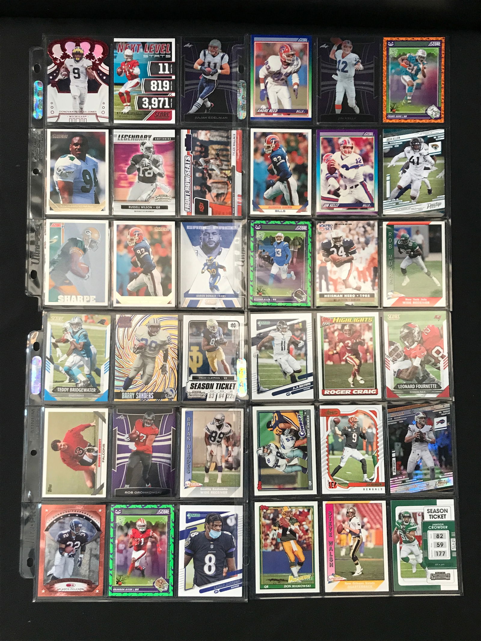 LOT OF NFL TRADING CARDS (1 of 1)