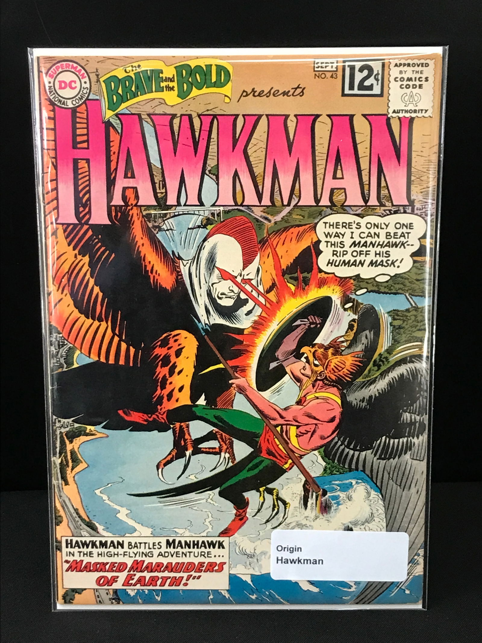 BRAVE AND THE BOLD PRESENTS #43 ORIGIN OF HAWKMAN - DC COMICS (1 of 1)
