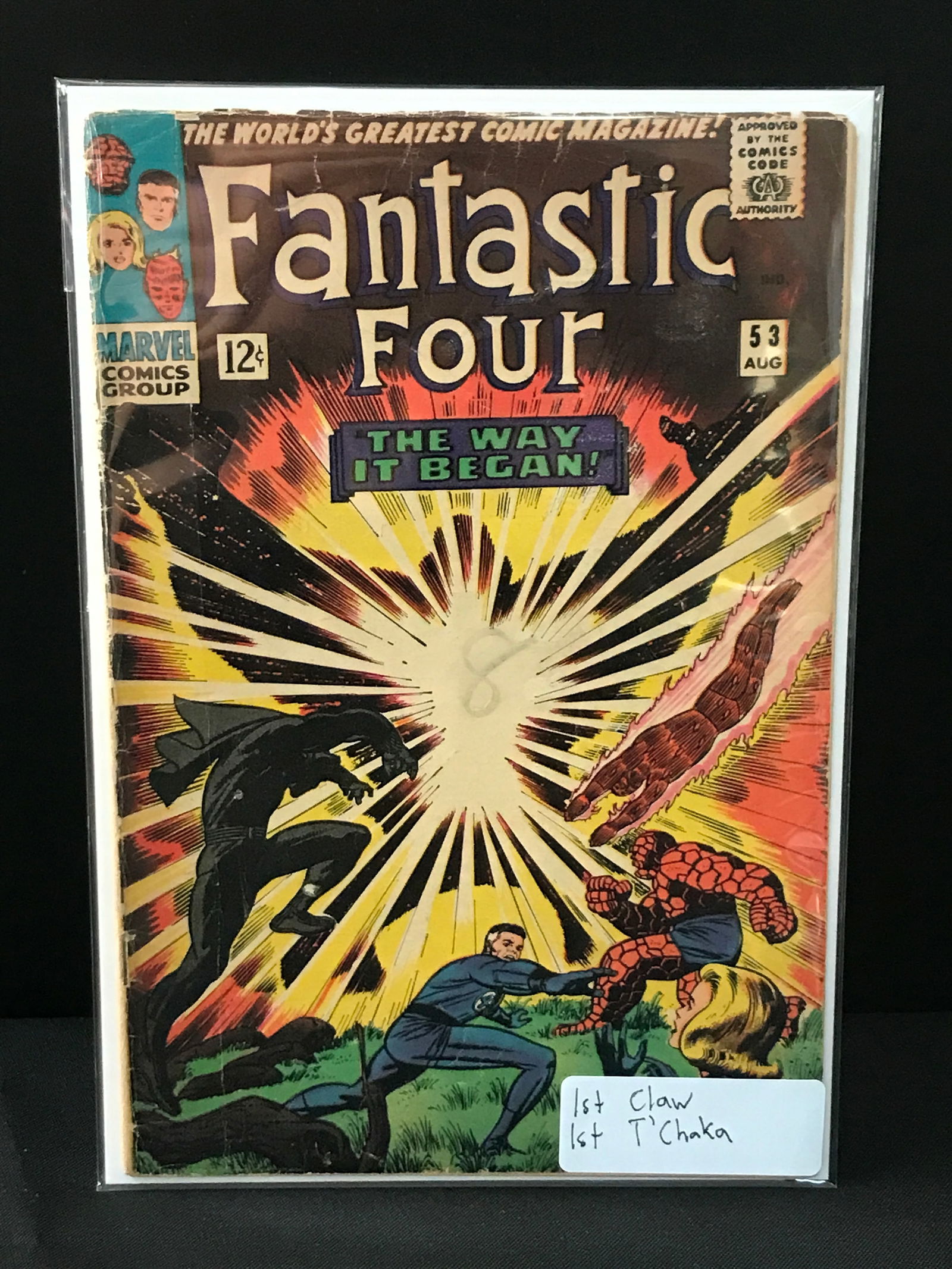 FANTASTIC FOUR #53 1ST CLAW & T'CHAKA - MARVEL COMICS (1 of 1)