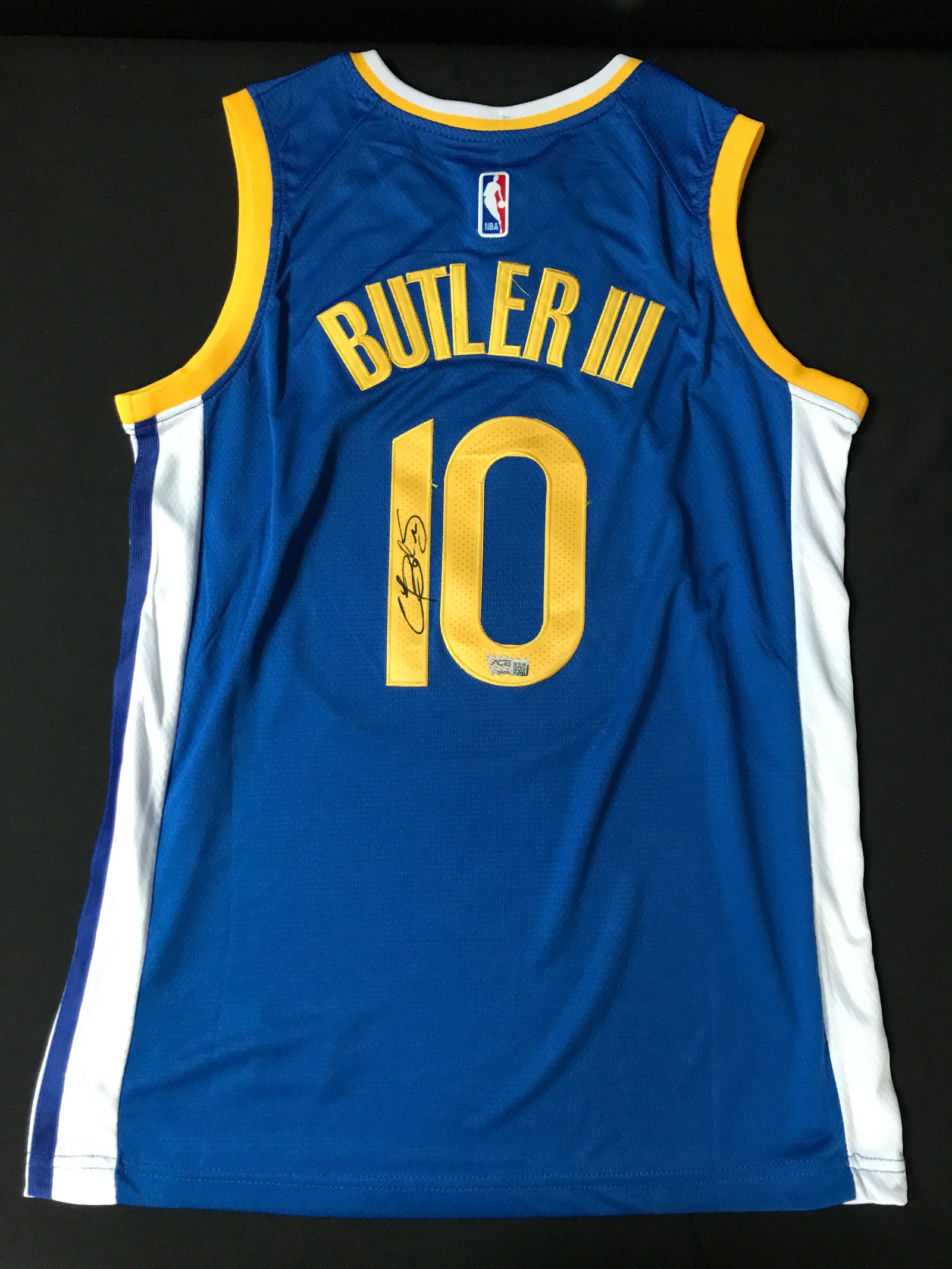 JIMMY BUTLER III SIGNED GOLDEN STATE WARRIOR JERSEY - ACE COA (1 of 3)