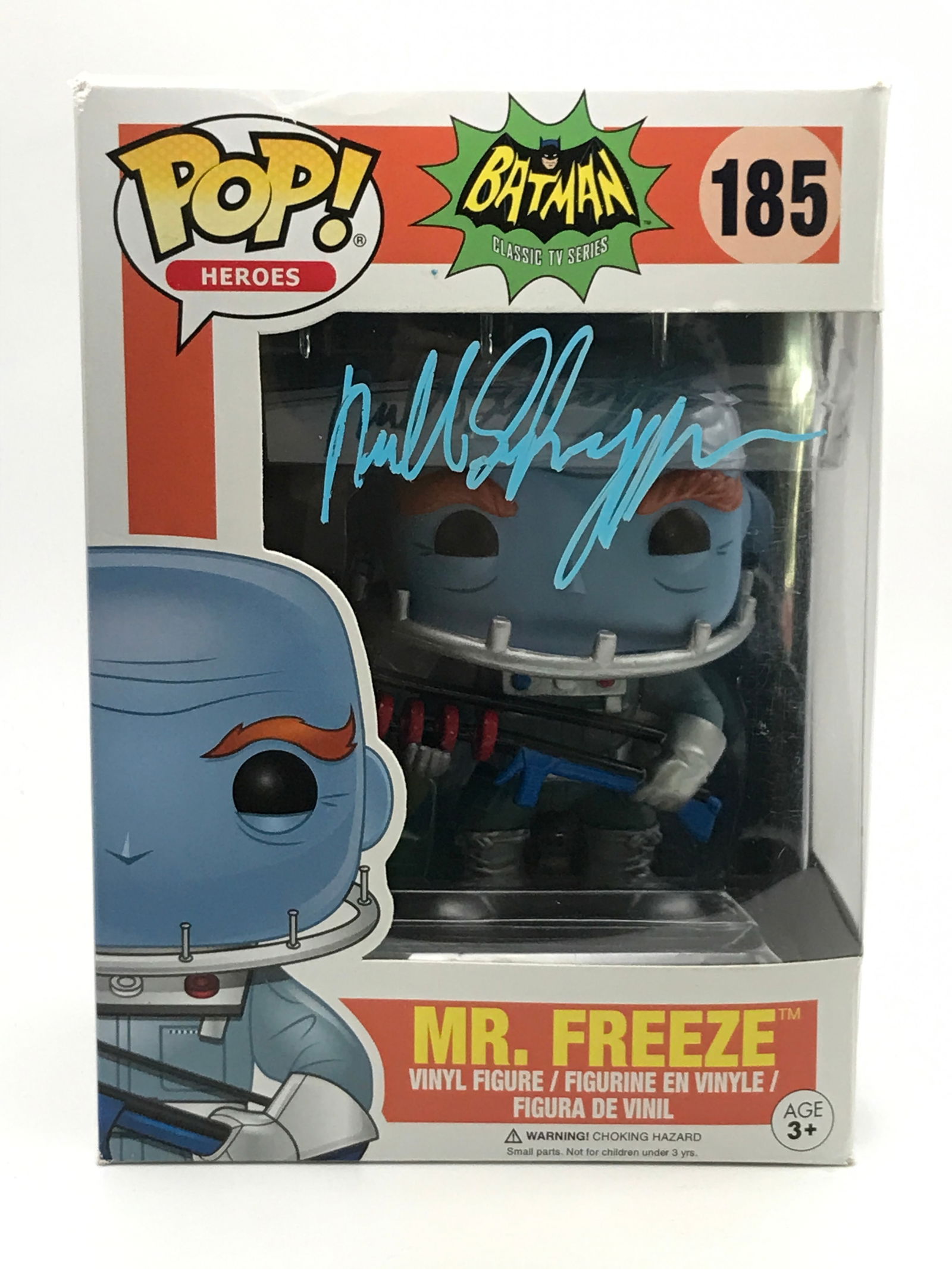 arnold schwarzenegger Signed MR. FREEZE FUNKO POP - KB COA (1 of 2)