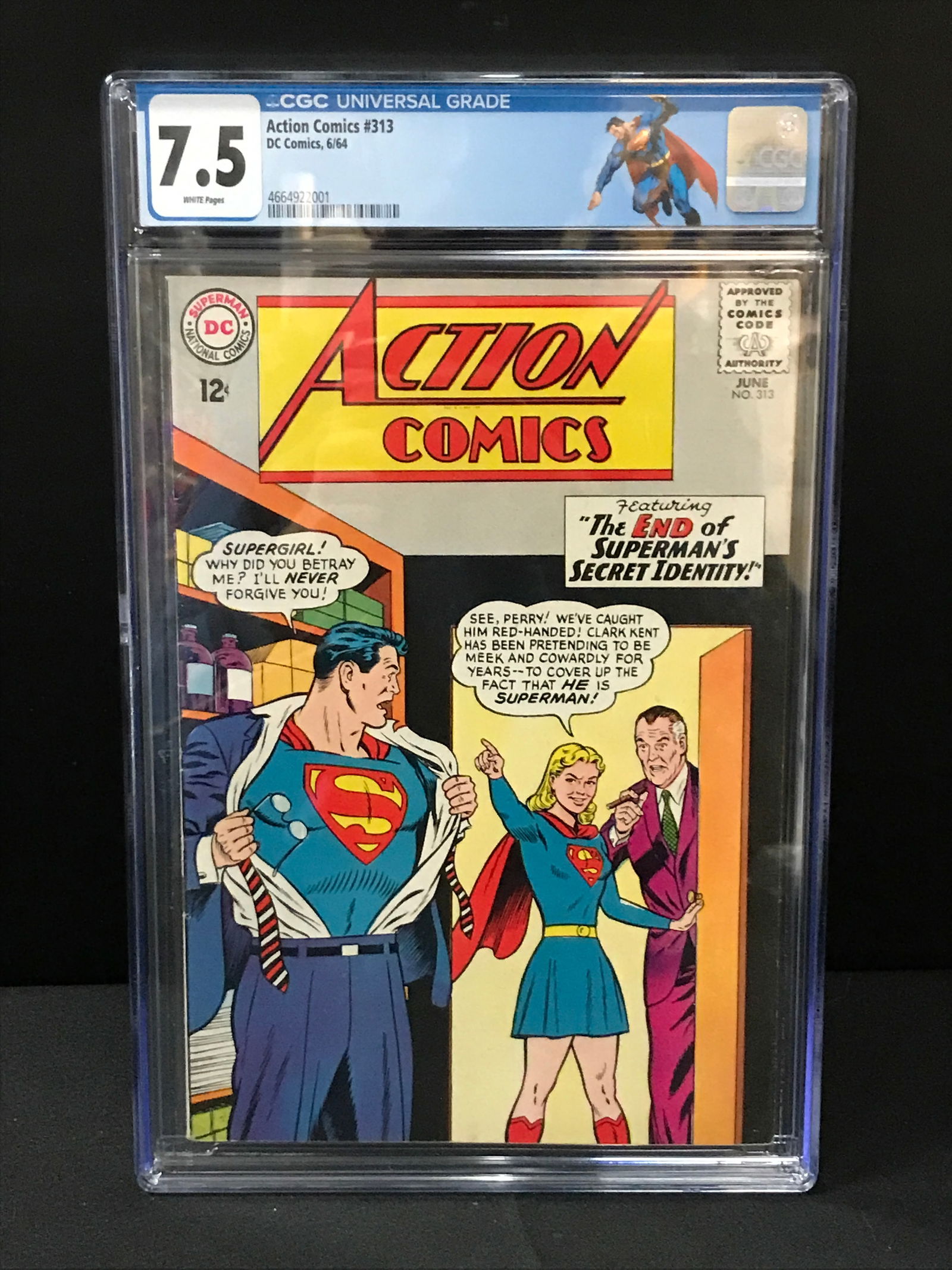 ACTION COMICS #313 BY DC COMICS - CGC GRADE 7.5 (1 of 1)