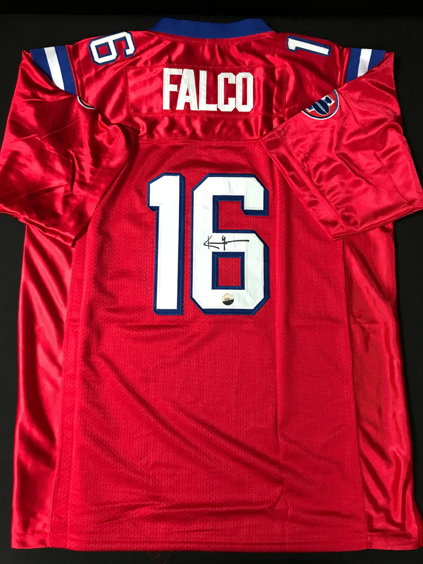 Keanu Reeves SIGNED SHANE FALCO FOOTBALL JERSEY - KB COA: Prices are in Canadian dollars