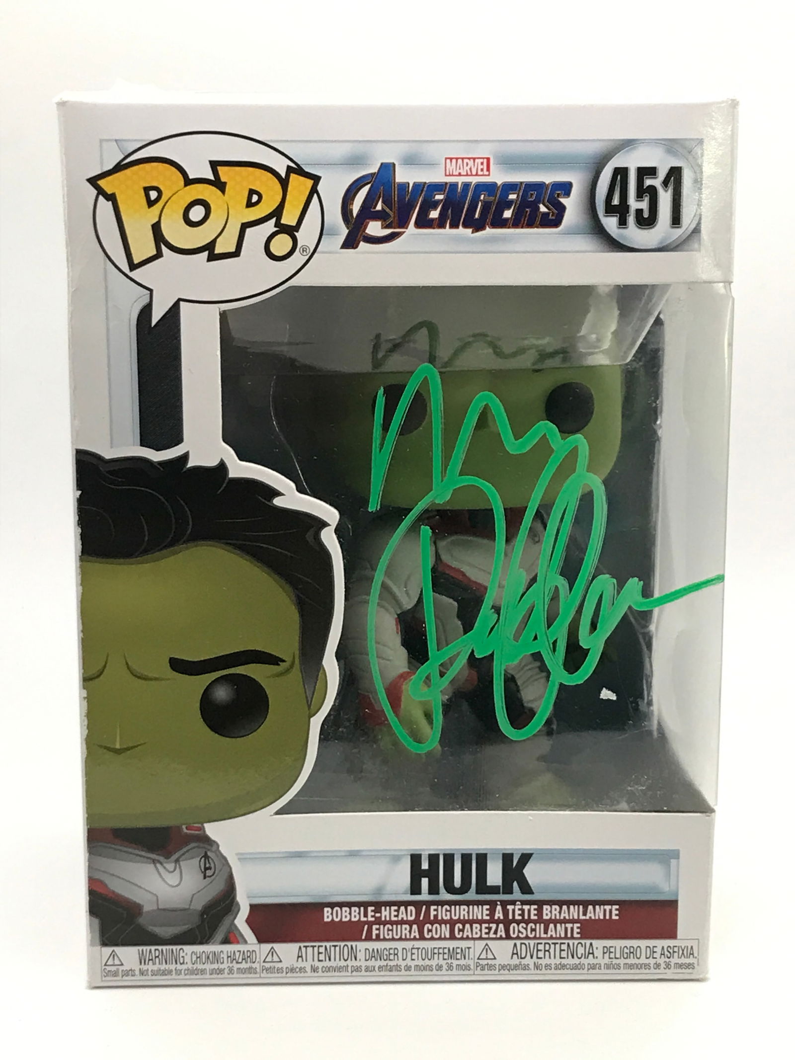 MARK RUFFALO SIGNED HULK FUNKO POP - KB COA (1 of 2)
