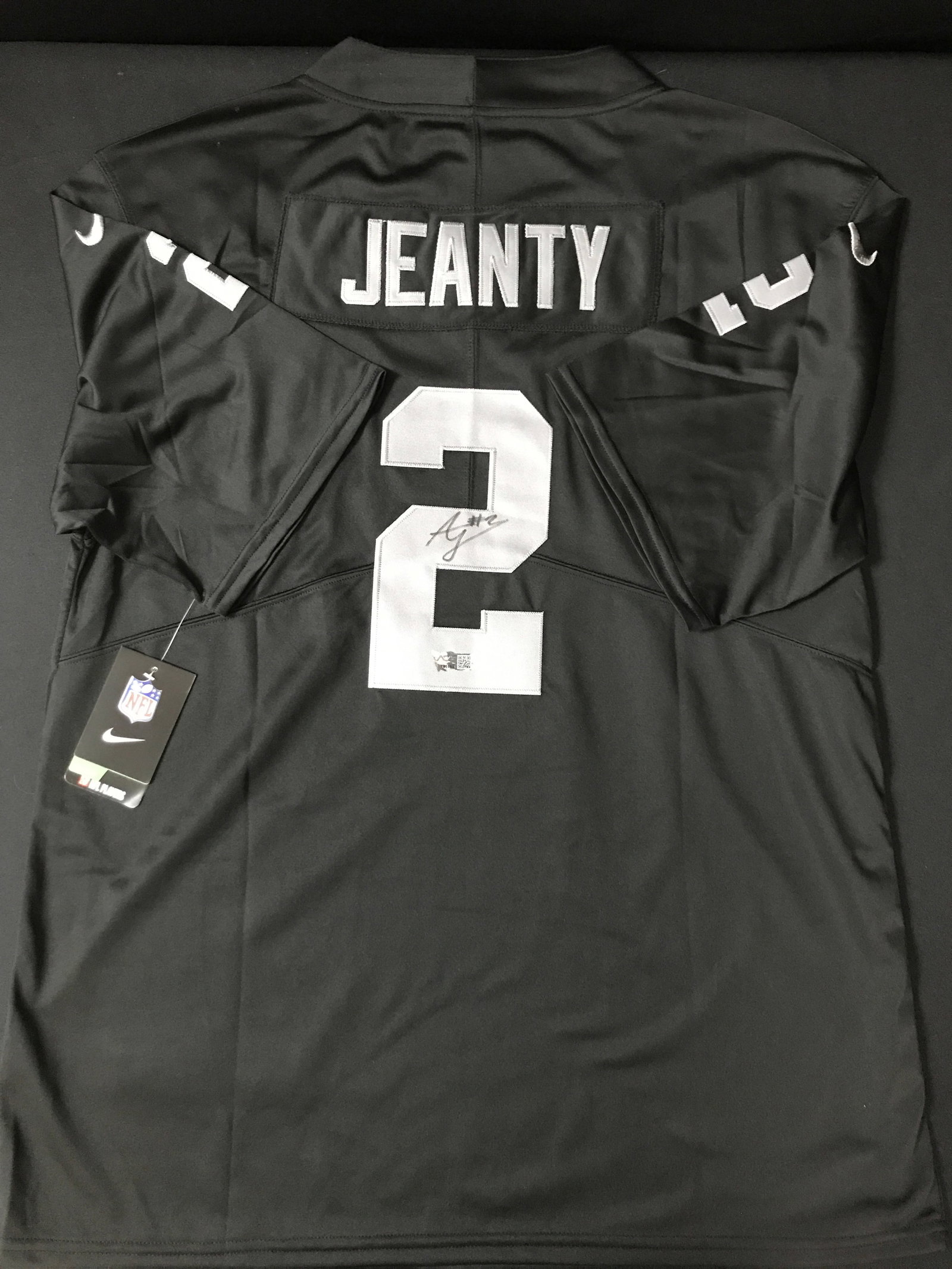 ASHTON JEANTY SIGNED Las Vegas RAIDERS FOOTBALL JERSEY - ACE COA: Prices are in Canadian dollars