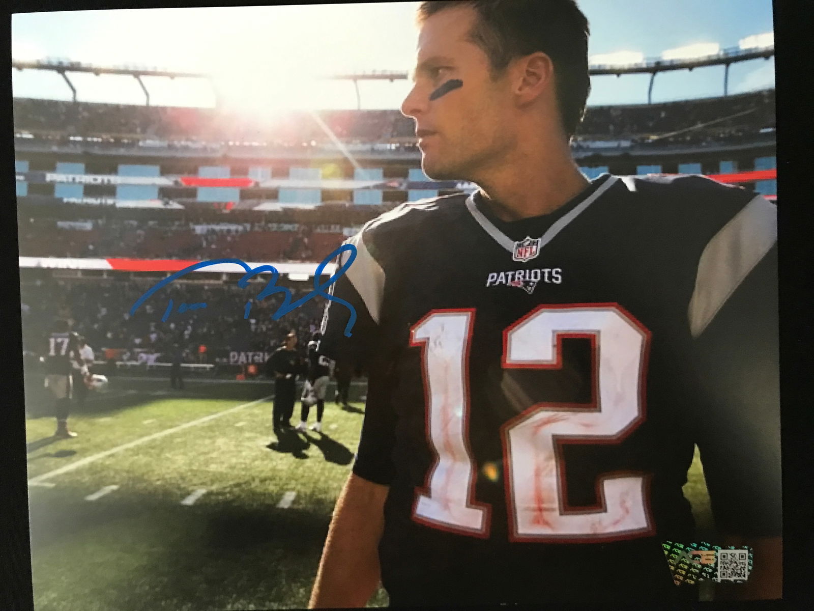 TOM BRADY SIGNED 8X10 - ACE COA (1 of 1)