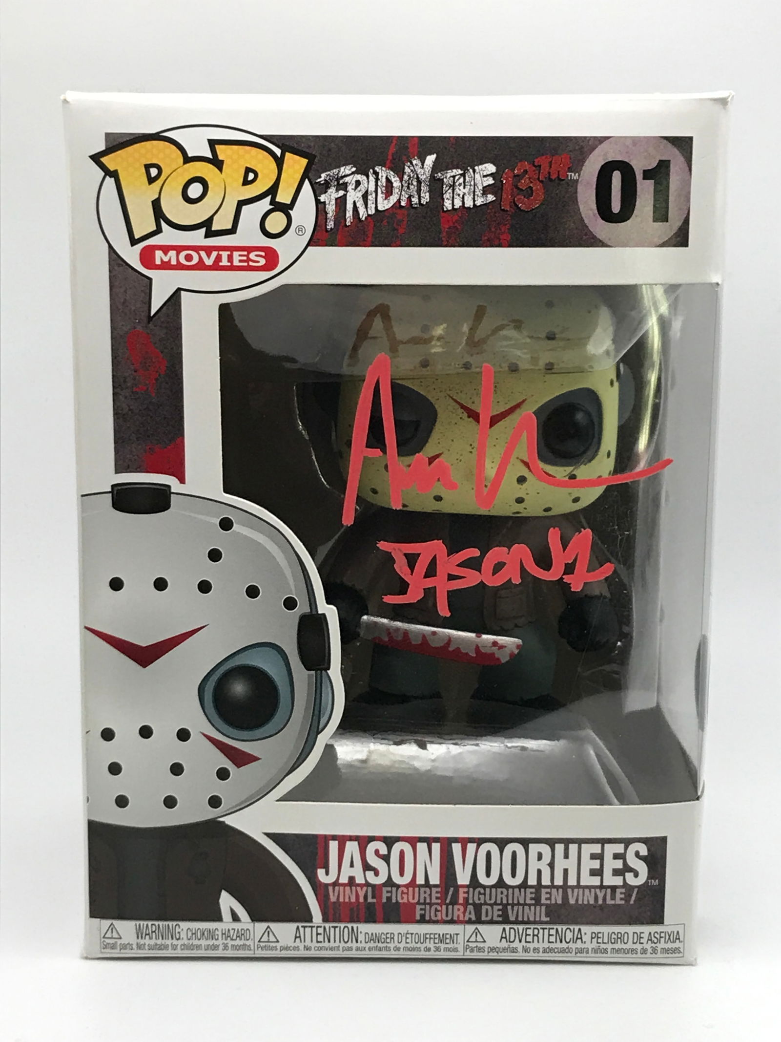 ARI LEHMAN SIGNED JASON VORHEES FUNKO POP - KB COA (1 of 2)