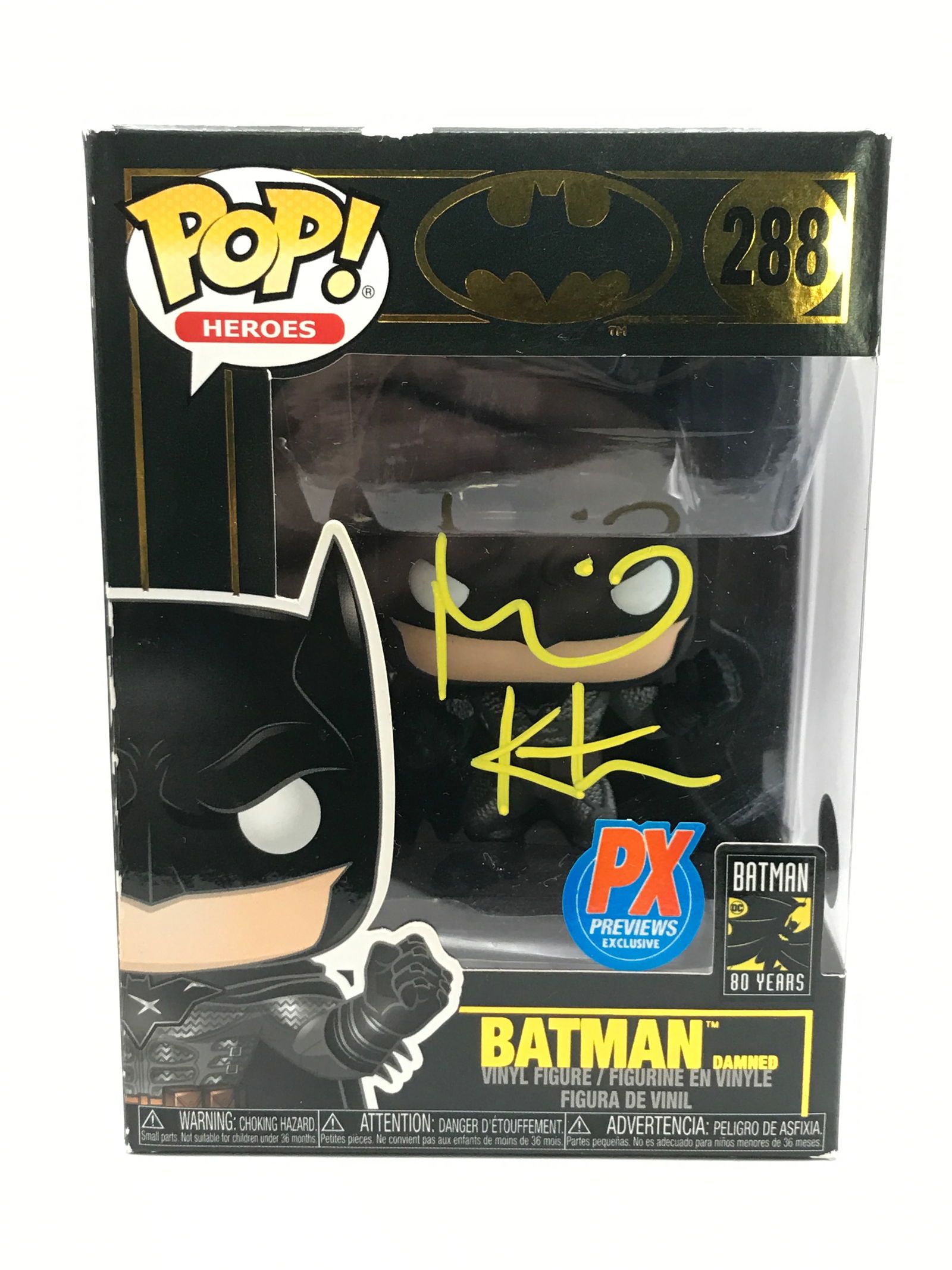 Michael Keaton SIGNED BATMAN FUNKO POP - KB COA (1 of 2)