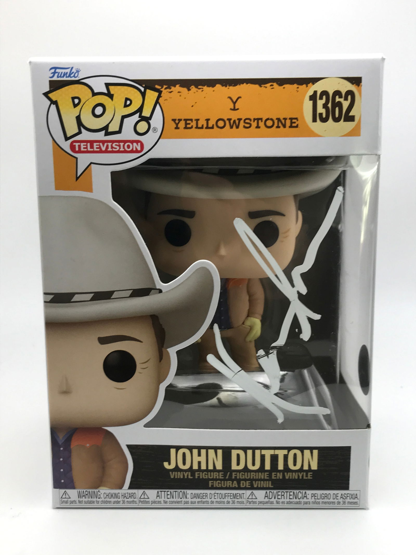 Kevin Costner SIGNED JOHN DUTTON YELLOWSTONE FUNKO POP - KB COA (1 of 2)