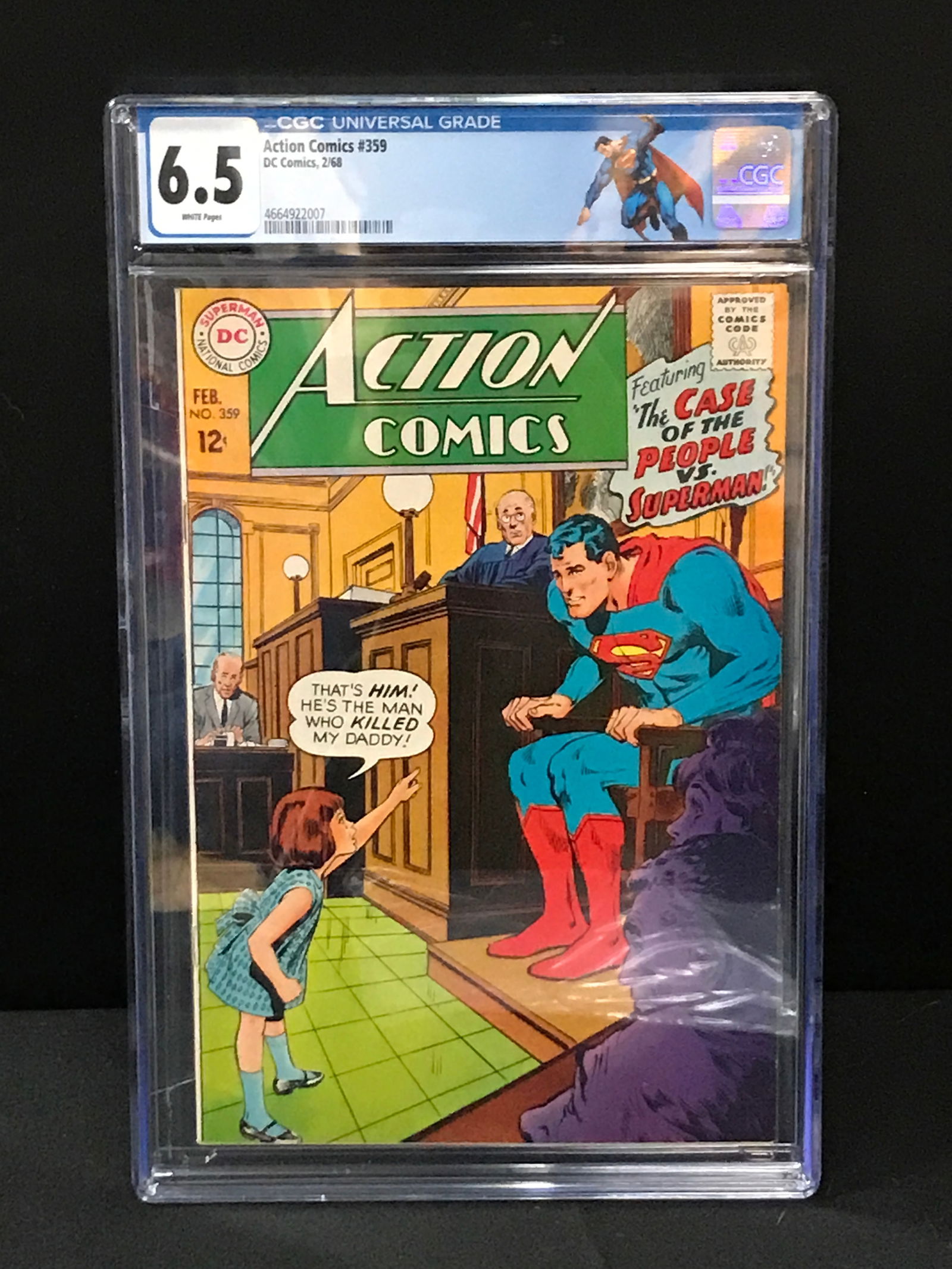 ACTION COMICS #359. BY DC COMICS - CGC GRADE 6.5 (1 of 1)