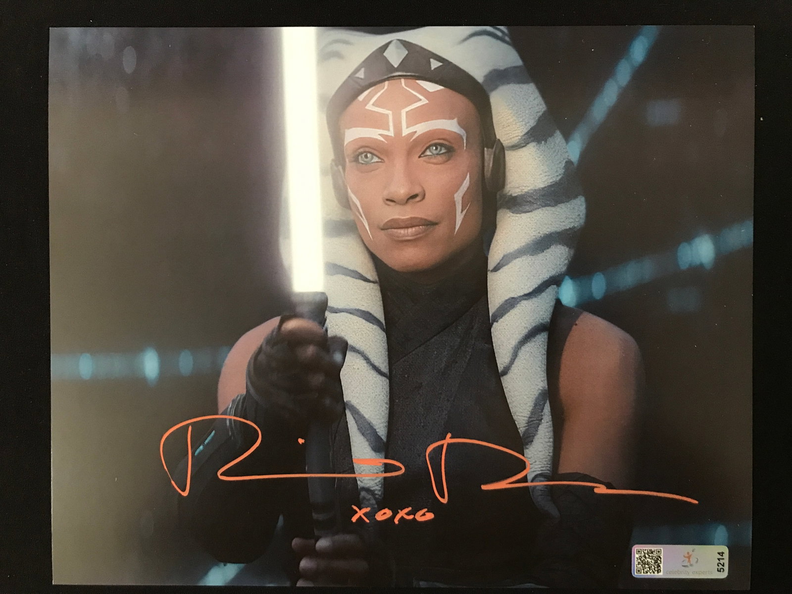 ROSARIO DAWSON SIGNED Star Wars 8X10 - CELEBRITY AUTHENTICS COA: Prices are in Canadian dollars
