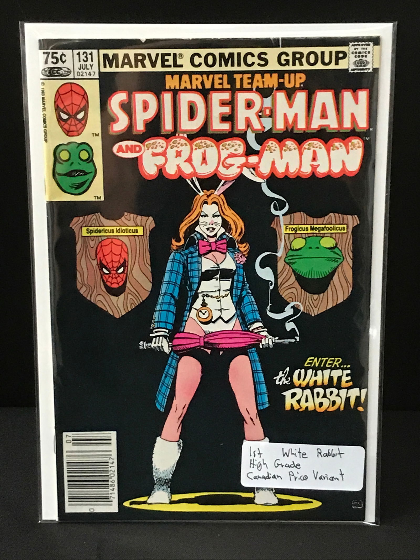 MARVEL TEAM UP #131 1ST WHITE RABBIT - MARVEL COMICS (1 of 1)