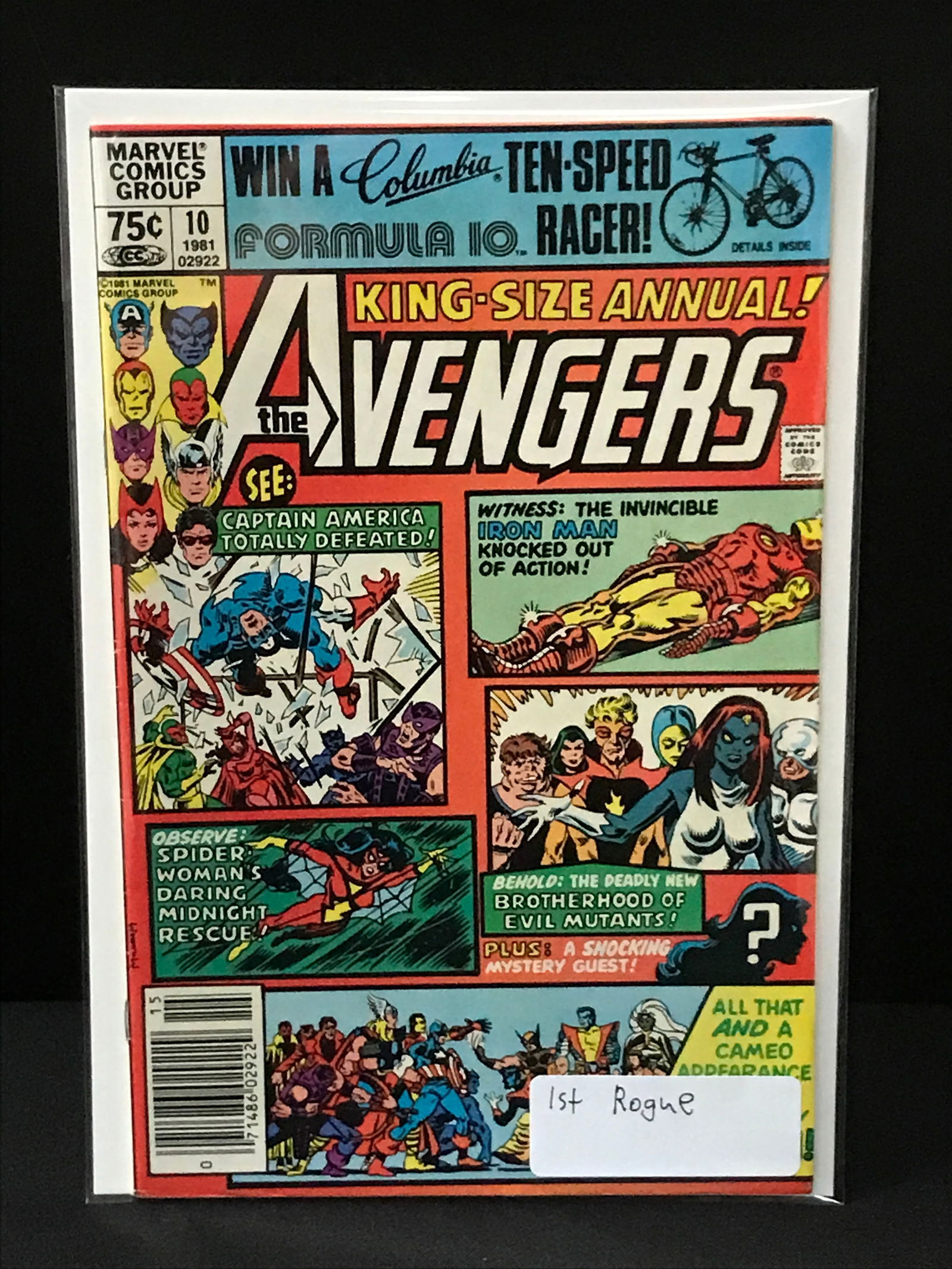 AVENGERS KING SIZED ANNUAL #10 1ST ROGUE - MARVEL COMICS (1 of 1)