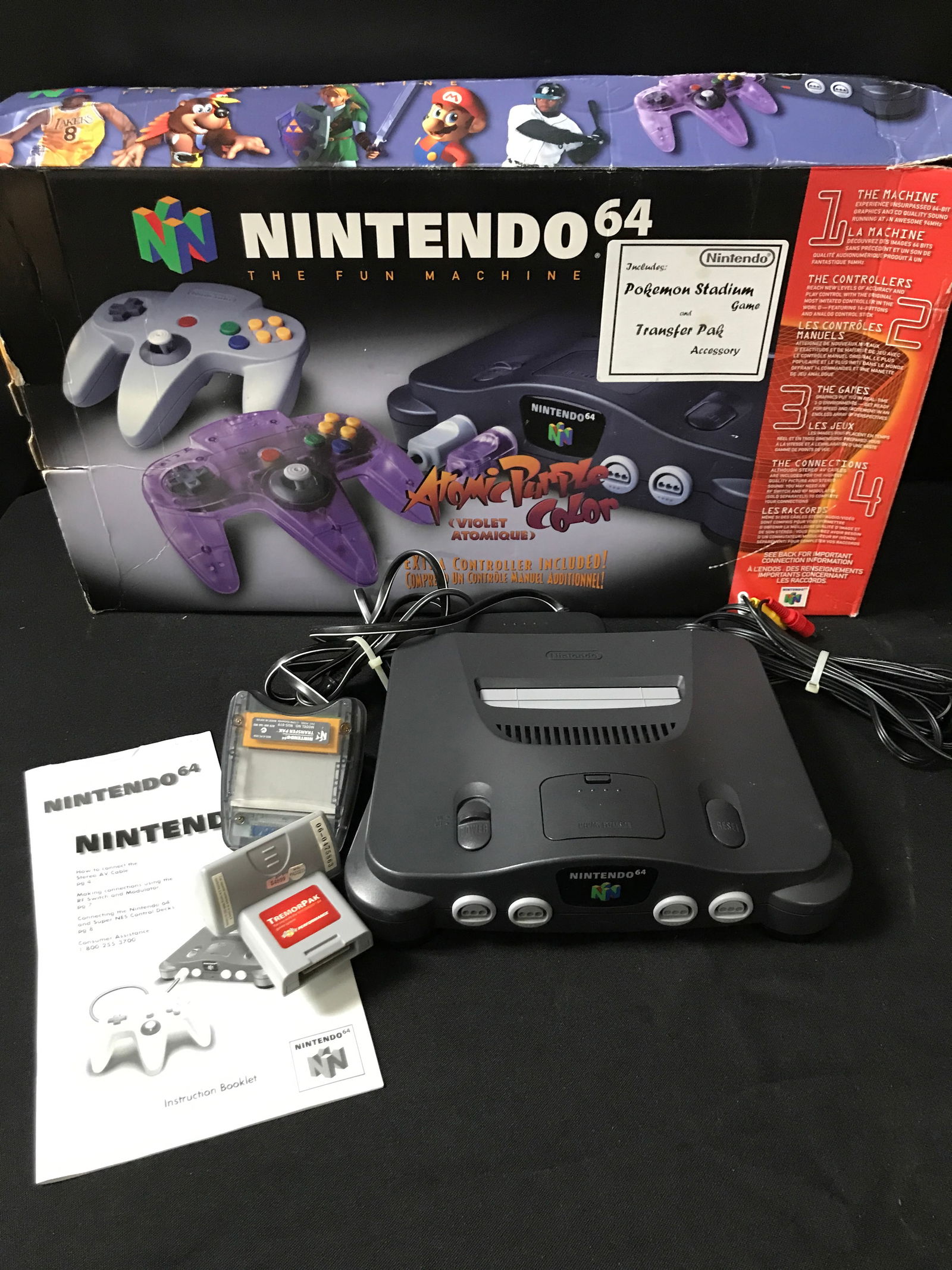 NINTENDO 64 WORKING CONSOLE WITH BOX: Prices are in Canadian dollars