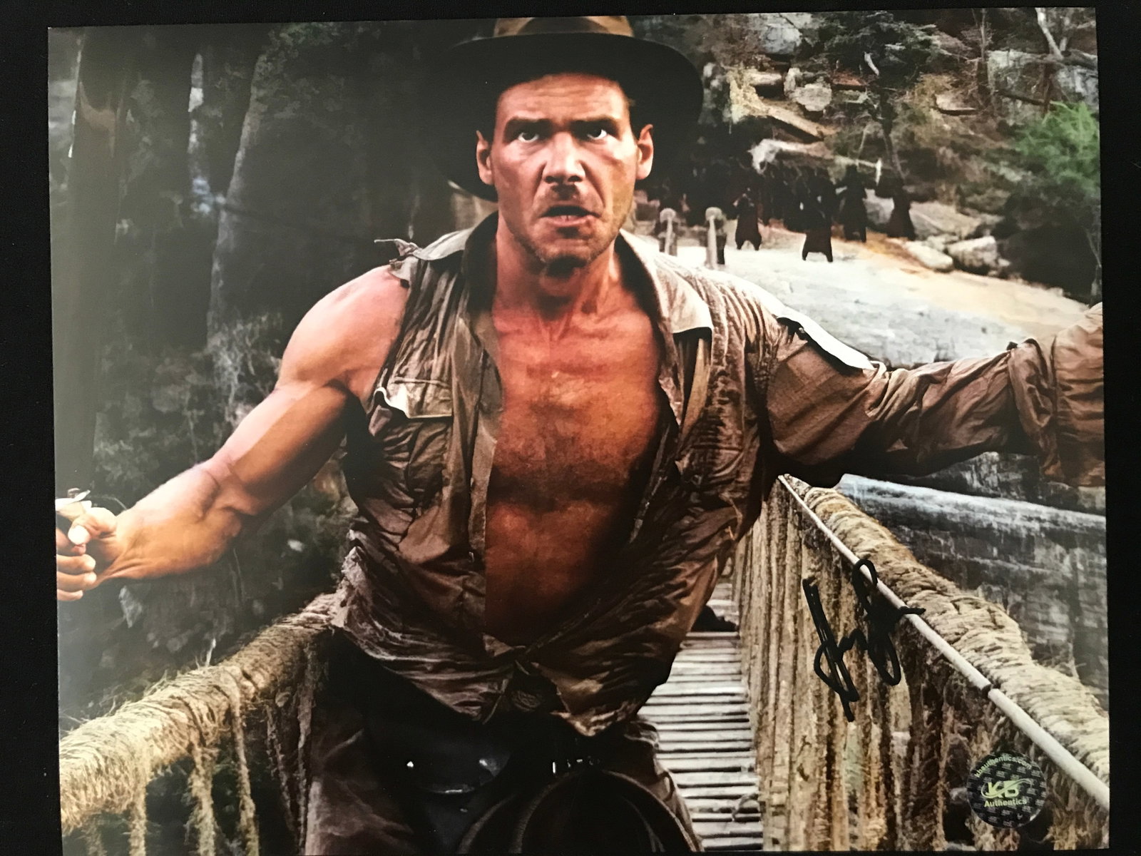 HARRISON FORD SIGNED INDIANA JONES 8X10 - KB COA: Prices are in Canadian dollars
