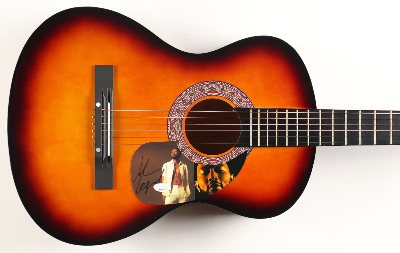 JOHN LEGEND SIGNED ACOUSTIC GUITAR (JSA COA): Prices are in Canadian dollars