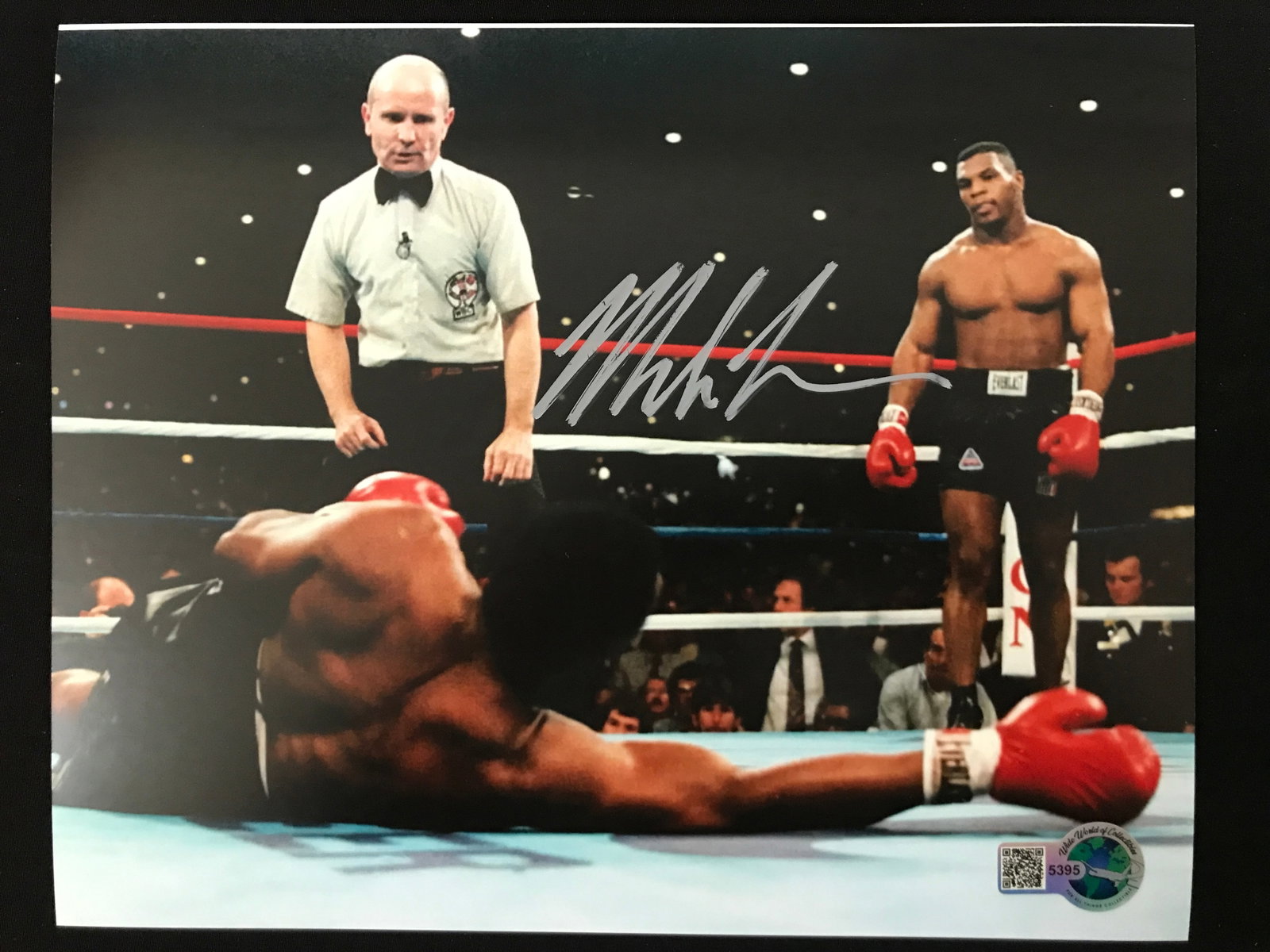 Mike Tyson SIGNED 8X10 - WWOC COA: Prices are in Canadian dollars