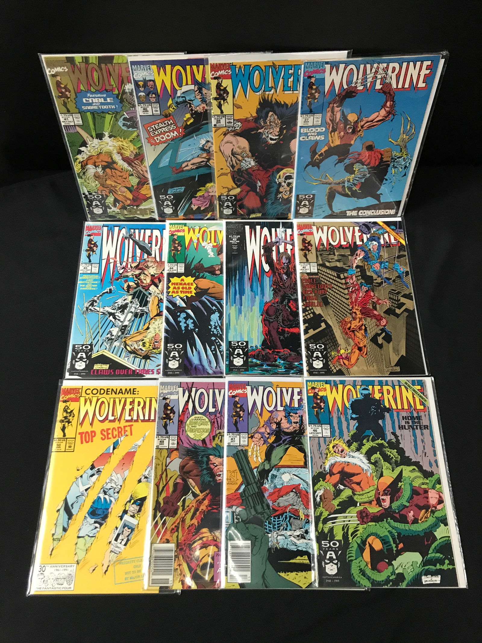 LOT OF 12 WOLVERINE COMICS - MARVEL COMICS (1 of 1)