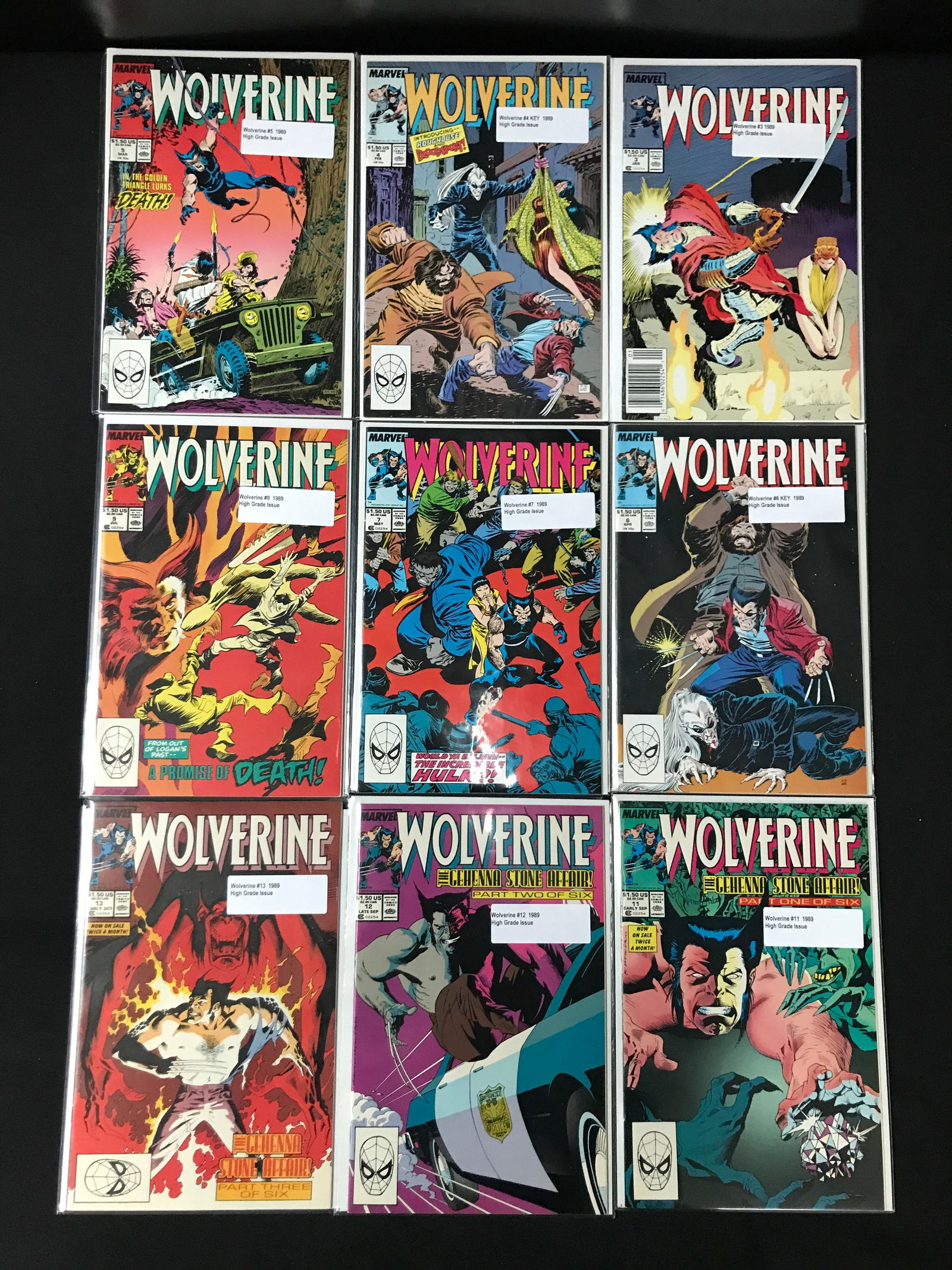 LOT OF 9 WOLVERINE COMICS - MARVEL COMICS (1 of 1)