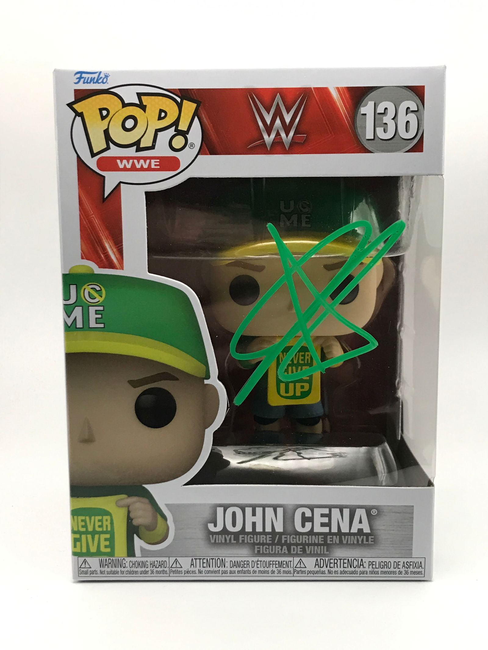 John Cena SIGNED FUNKO POP - WWOC COA (1 of 2)