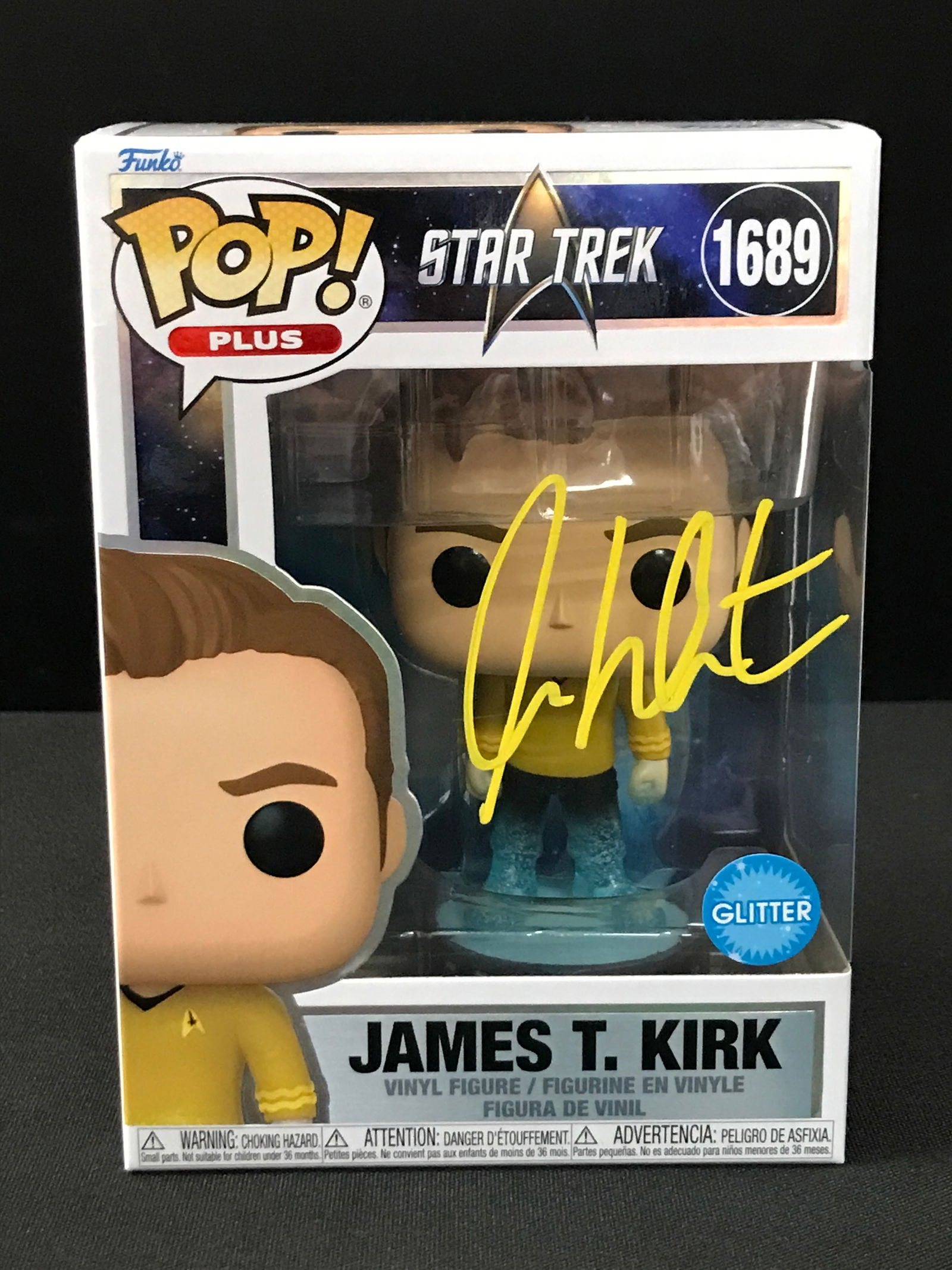 WILLIAM SHATNER SIGNED Captain Kirk Star Trek FUNKO POP - WWOC COA (1 of 1)
