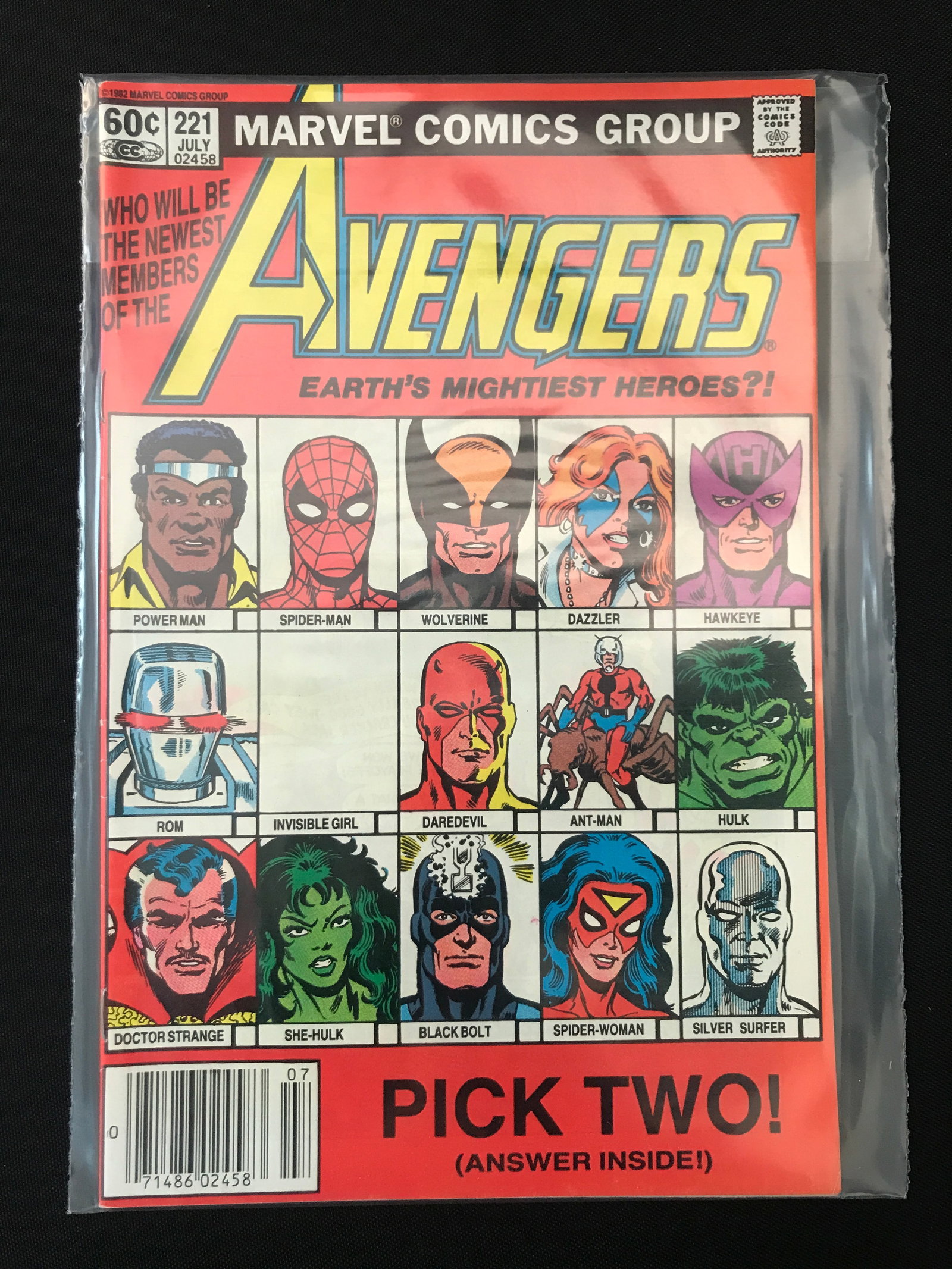 THE AVENGERS #221 - MARVEL COMICS: Prices are in Canadian dollars