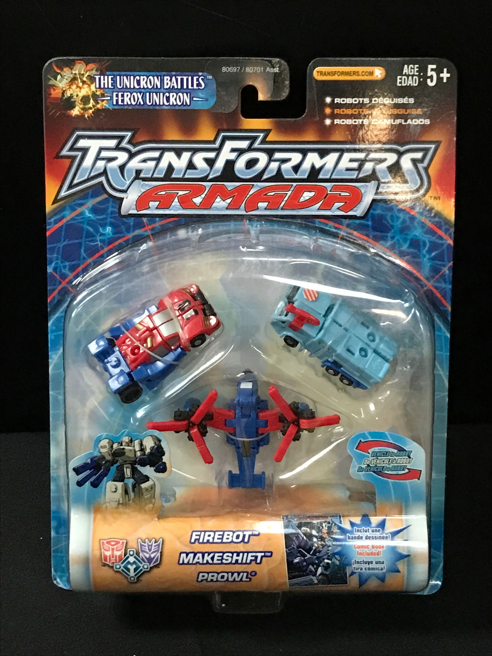 TRANSFORMERS ARMADA FIREBOT ACTION FIGURE IN ORIGINAL PACKAGING (1 of 1)